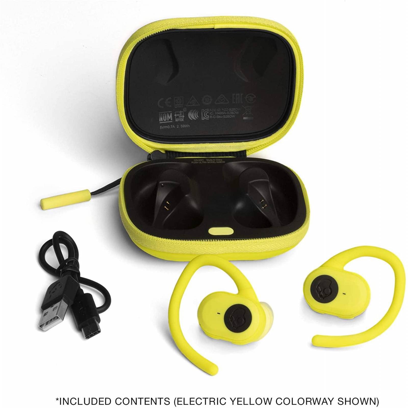 Audífonos Skullcandy Push ultra wireless earbuds negro Chico