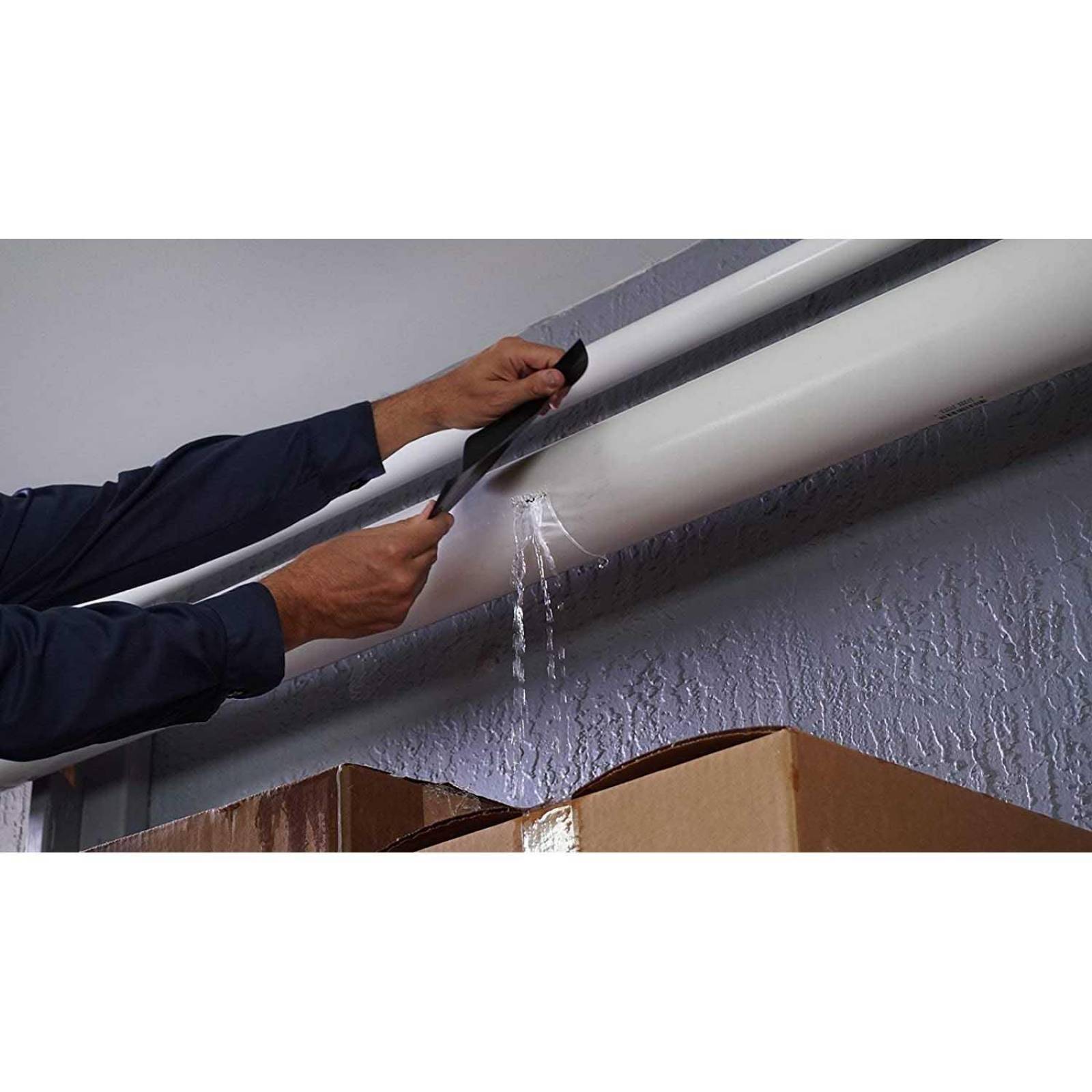 Flex Tape cinta impermeable de goma 7.2 pulgadas negro Blanco