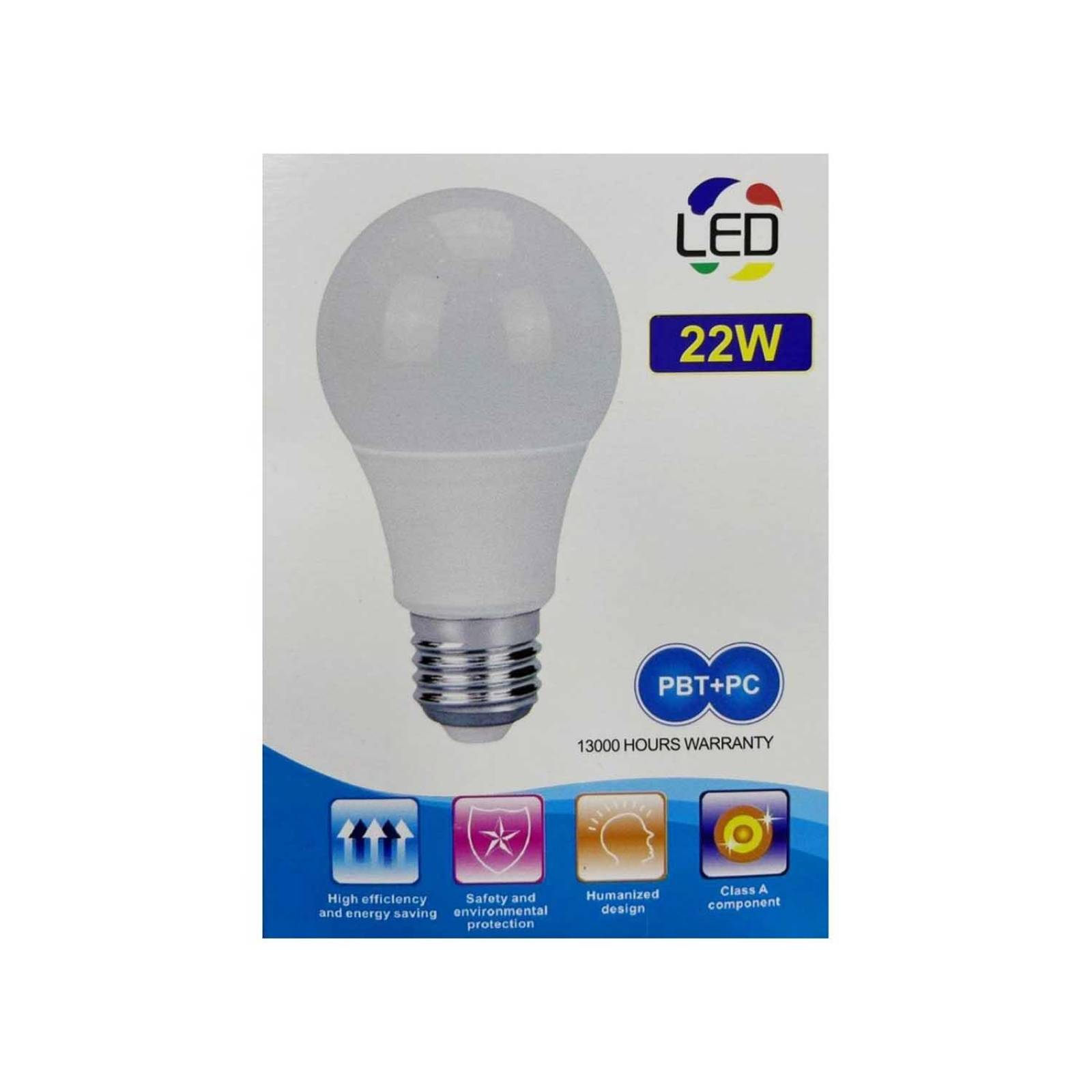 Foco redondo led ilumina 22w ahorrador Blanco