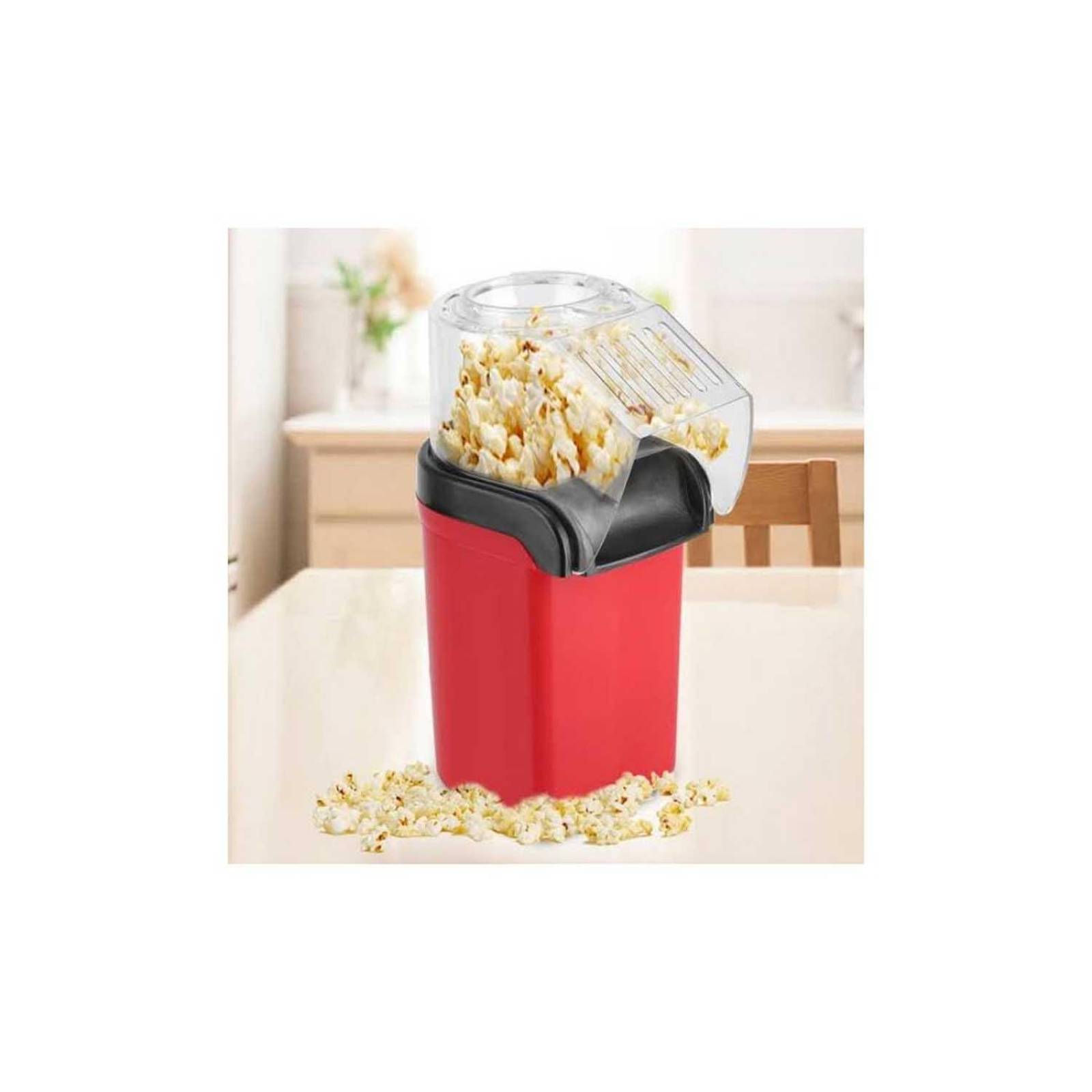 Máquina de palomitas de maíz de aire caliente maíz inflado Blanco