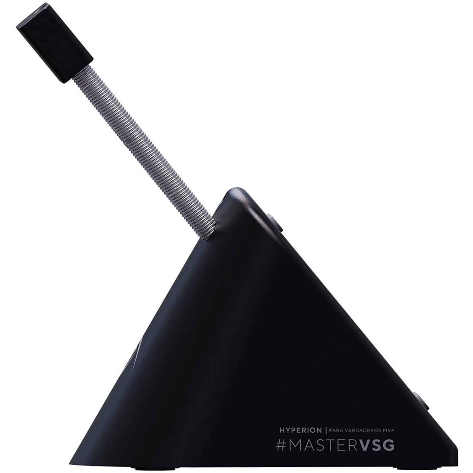 Soporte mouse VSG Hyperion para cable con base antideslizante negro Chico