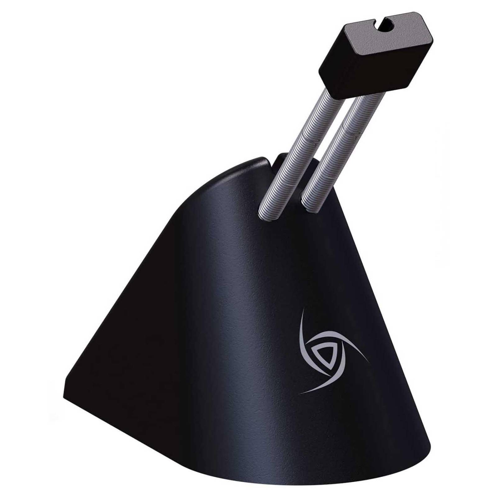 Soporte mouse VSG Hyperion para cable con base antideslizante negro Chico