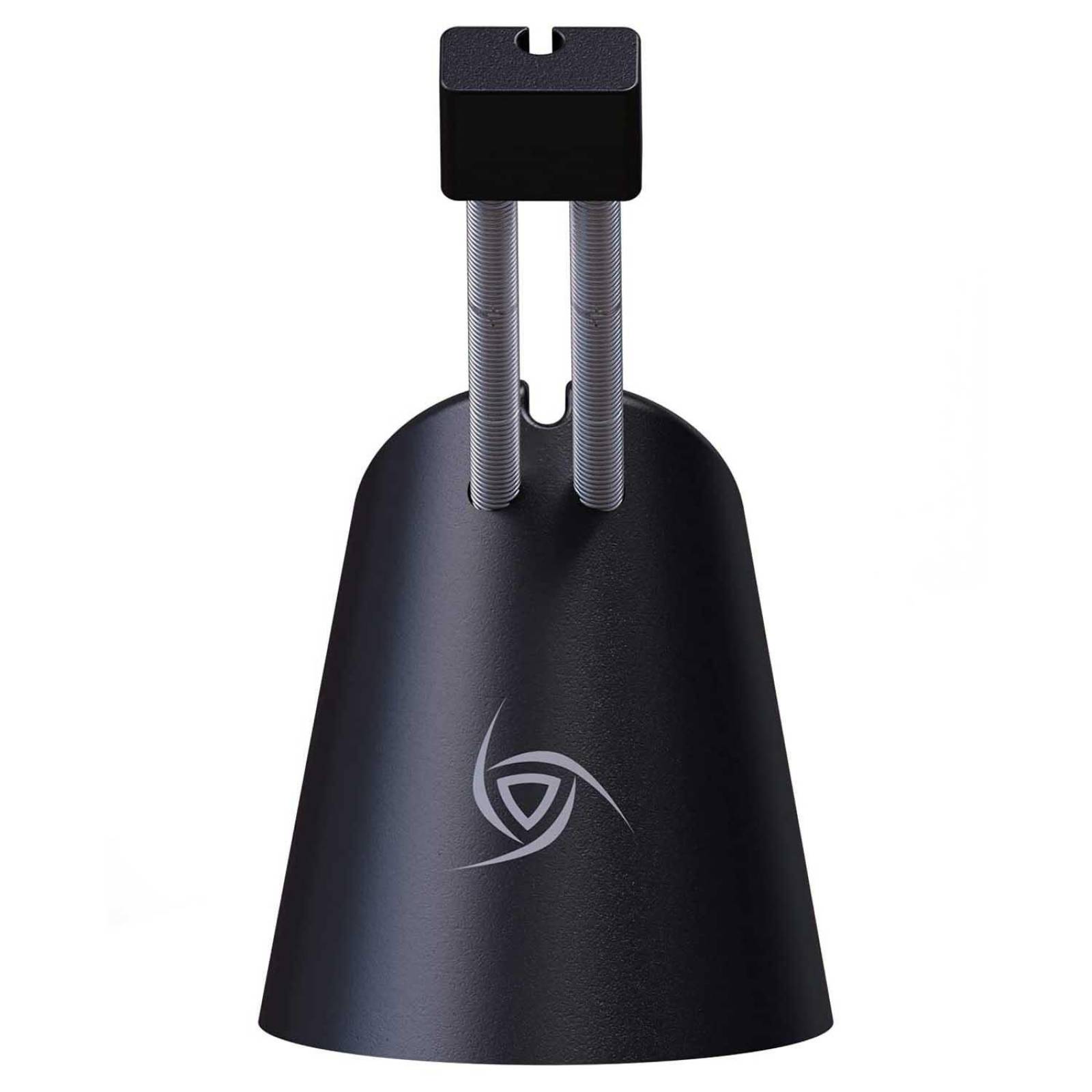 Soporte mouse VSG Hyperion para cable con base antideslizante negro Chico