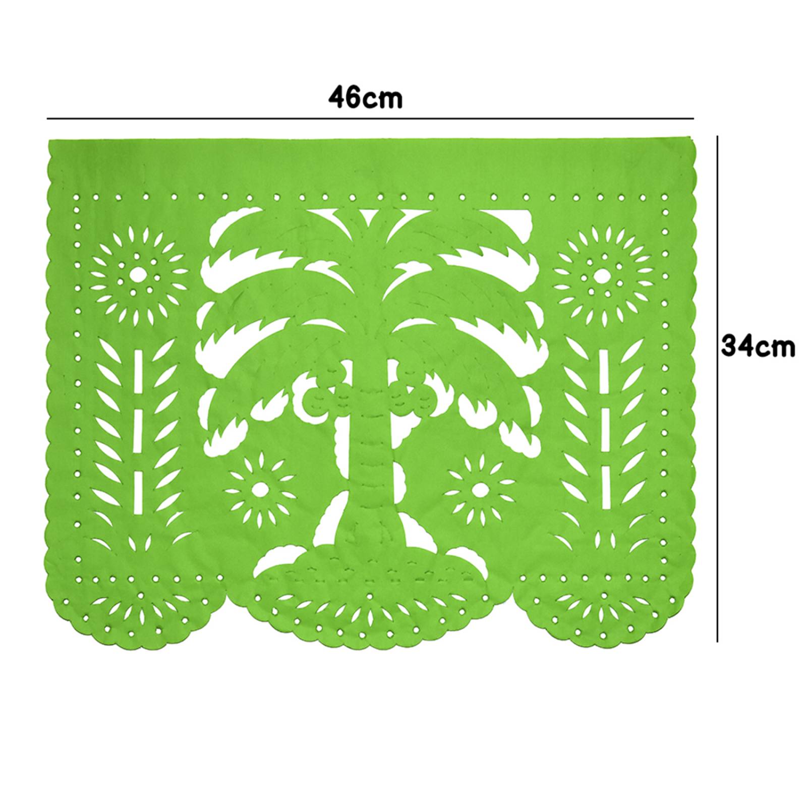 PAPEL PICADO ARCOIRIS -  10 TIRAS DE 5 METROS DE LONGITUD CON 10 CARPETAS (50 METROS) PAPEL CHINA - SEDA (Hecho a Mano)