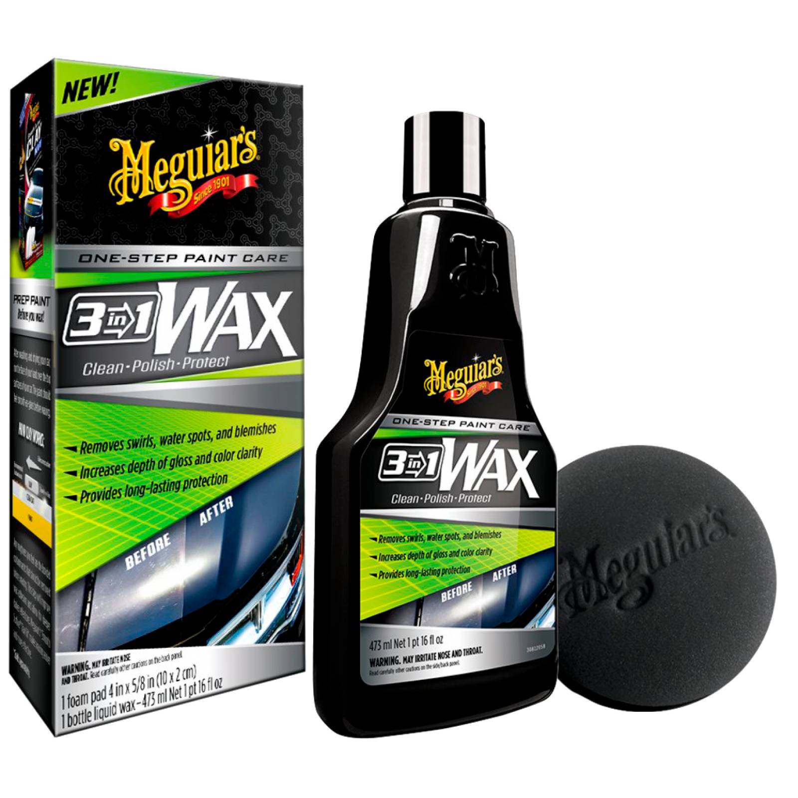 Meguiar's 3 En 1 Wax (cera 3 En 1) G191016