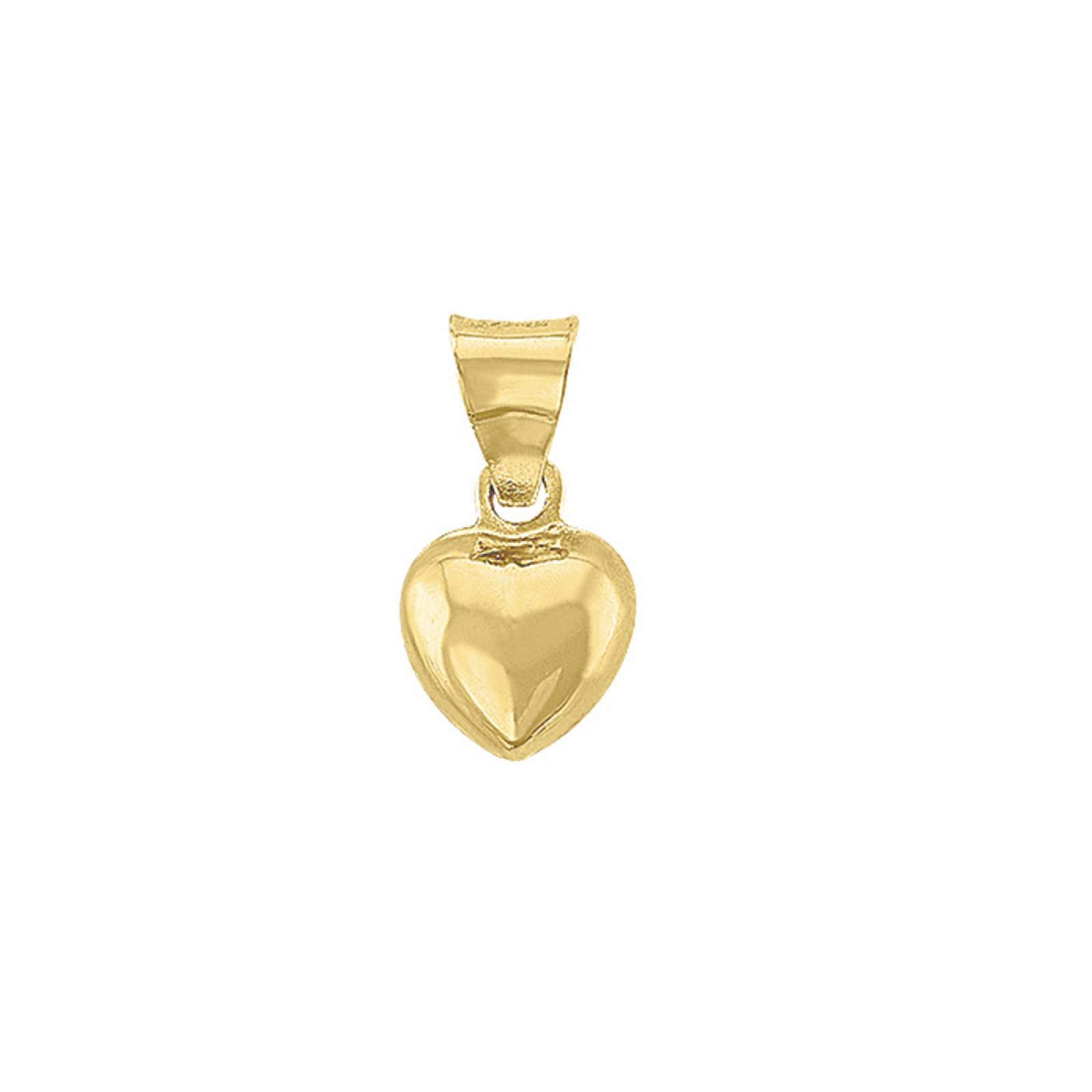Dije Mini Corazón Amarillo Oro 10K - 1647