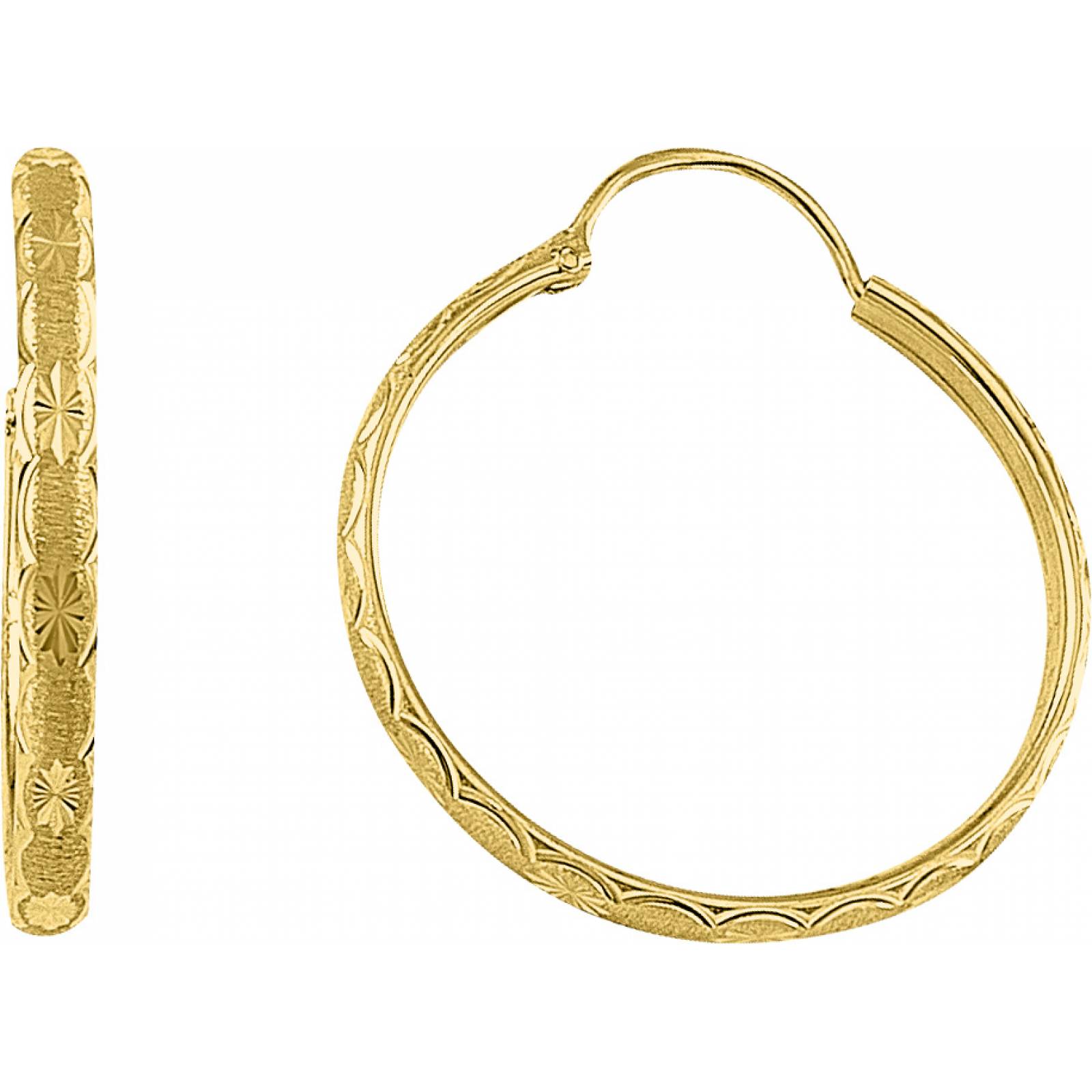 Arracadas Estrella Mate #4 10K - 3539