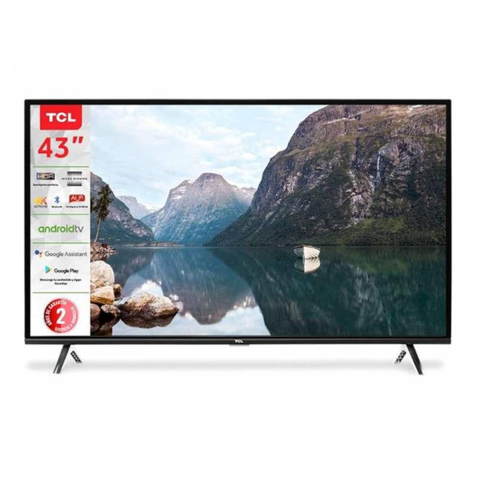 TV TCL 43 PULGADAS ANDROID 4K UHD 43A423