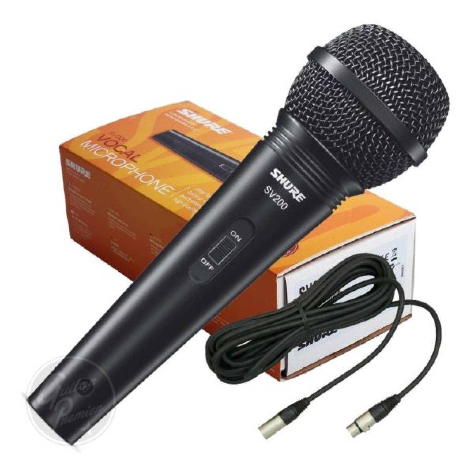 Shure - Microfono para voces SV 200 - Negro