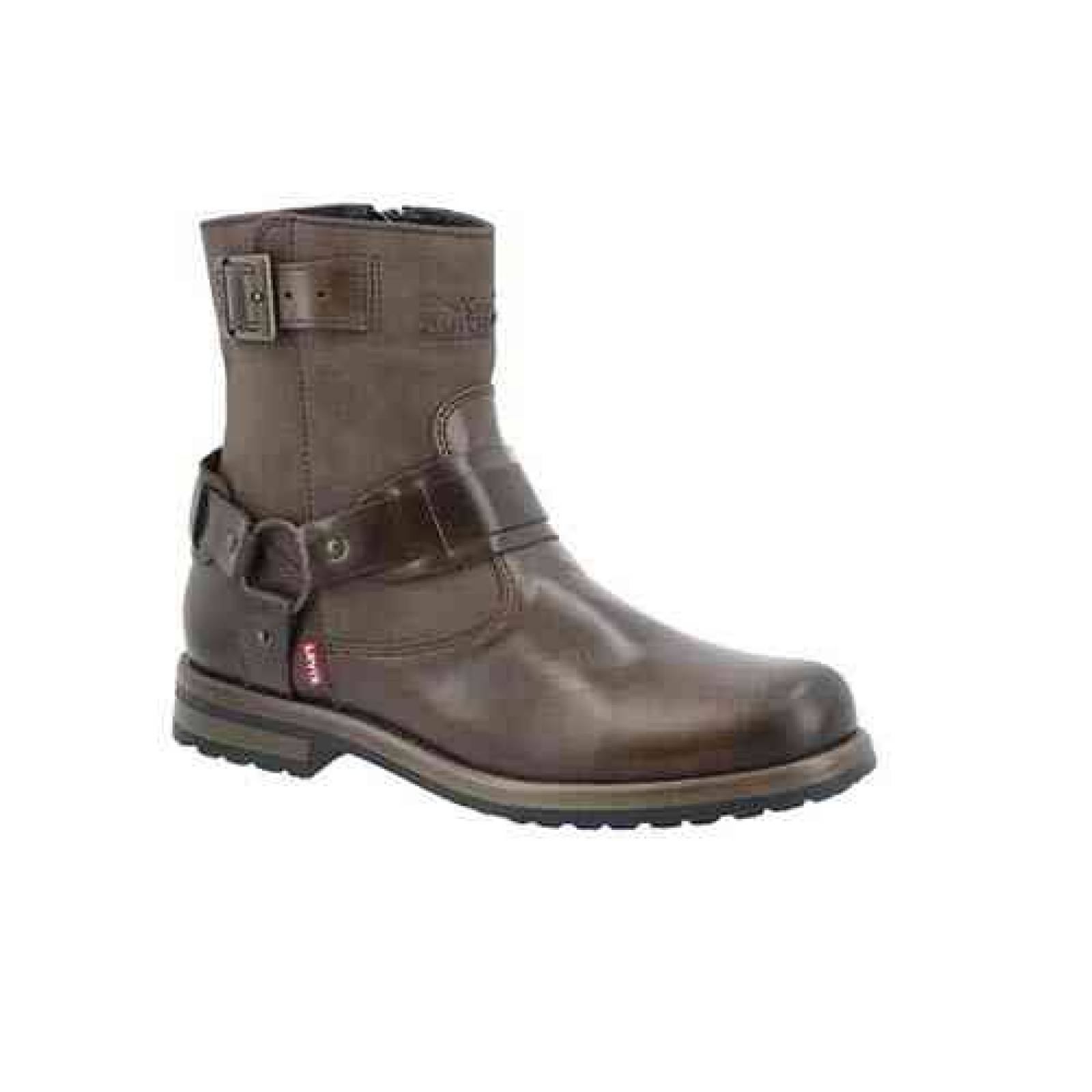Bota Levi´s 26047 Botas Biker Botines Caballero Cafes Largas