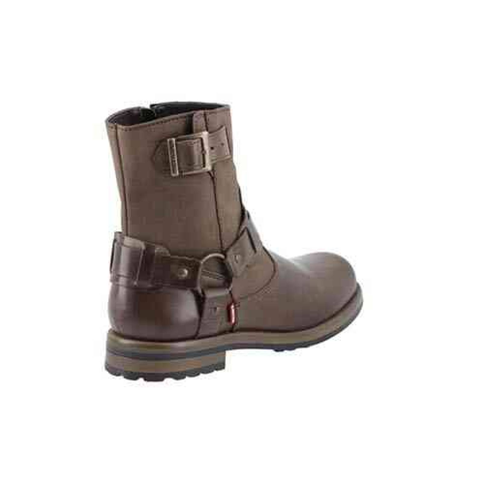 Bota Levi´s 26047 Botas Biker Botines Caballero Cafes Largas