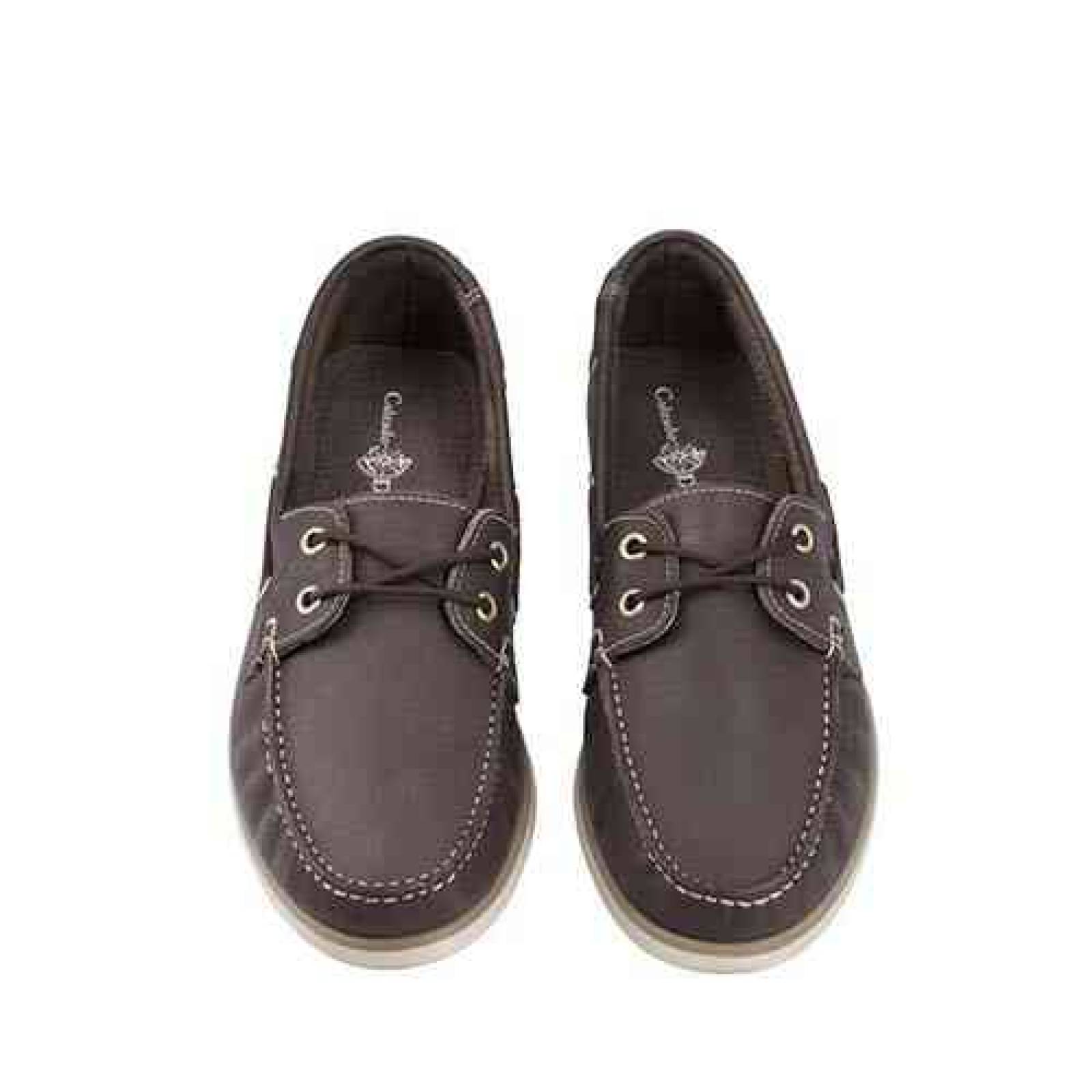 Zapatos De Vestir Mocasines Dtalo 3524 Café Zapato Hombre Original