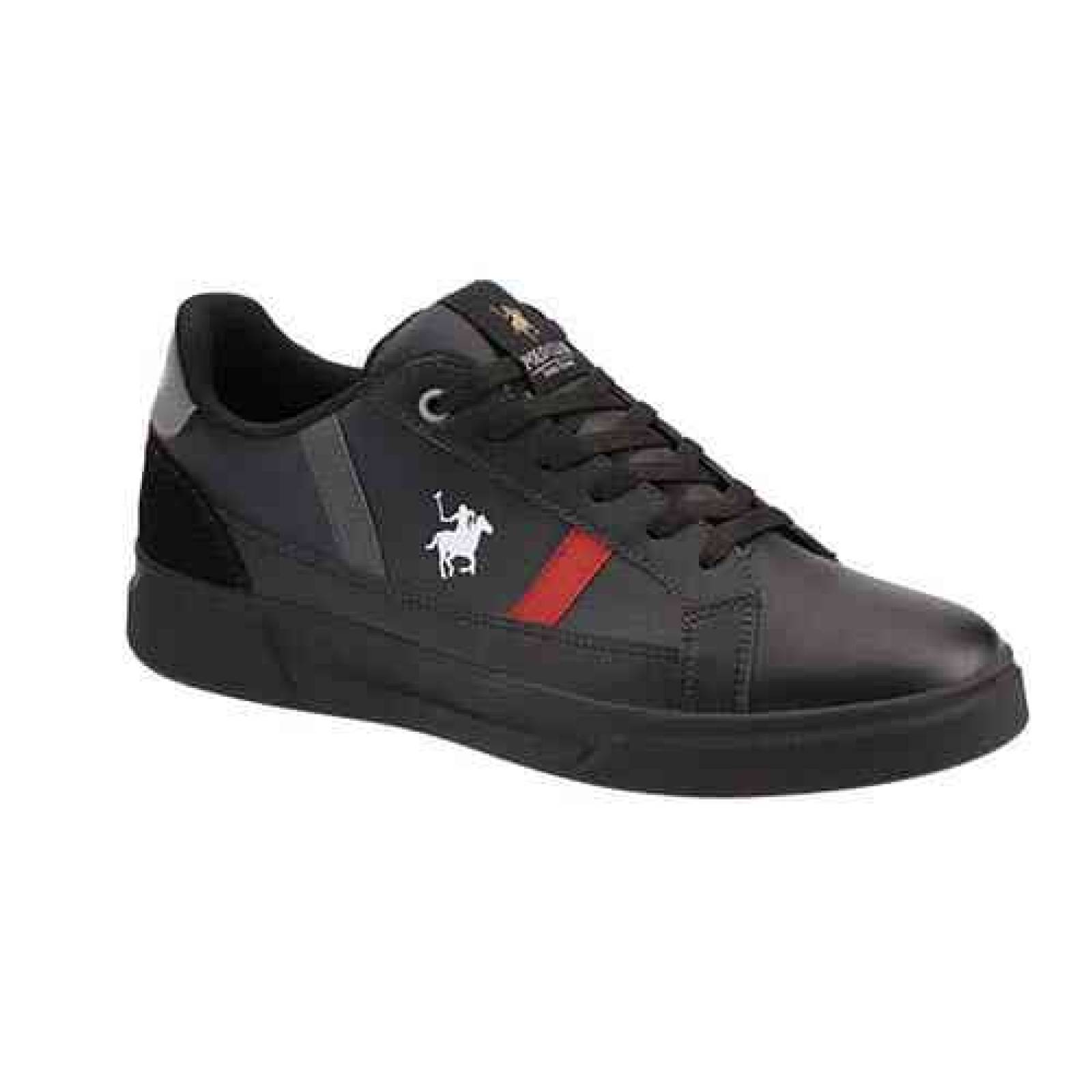 Tenis De Piel Caballero York Team Polo V107 Casuales Tennis