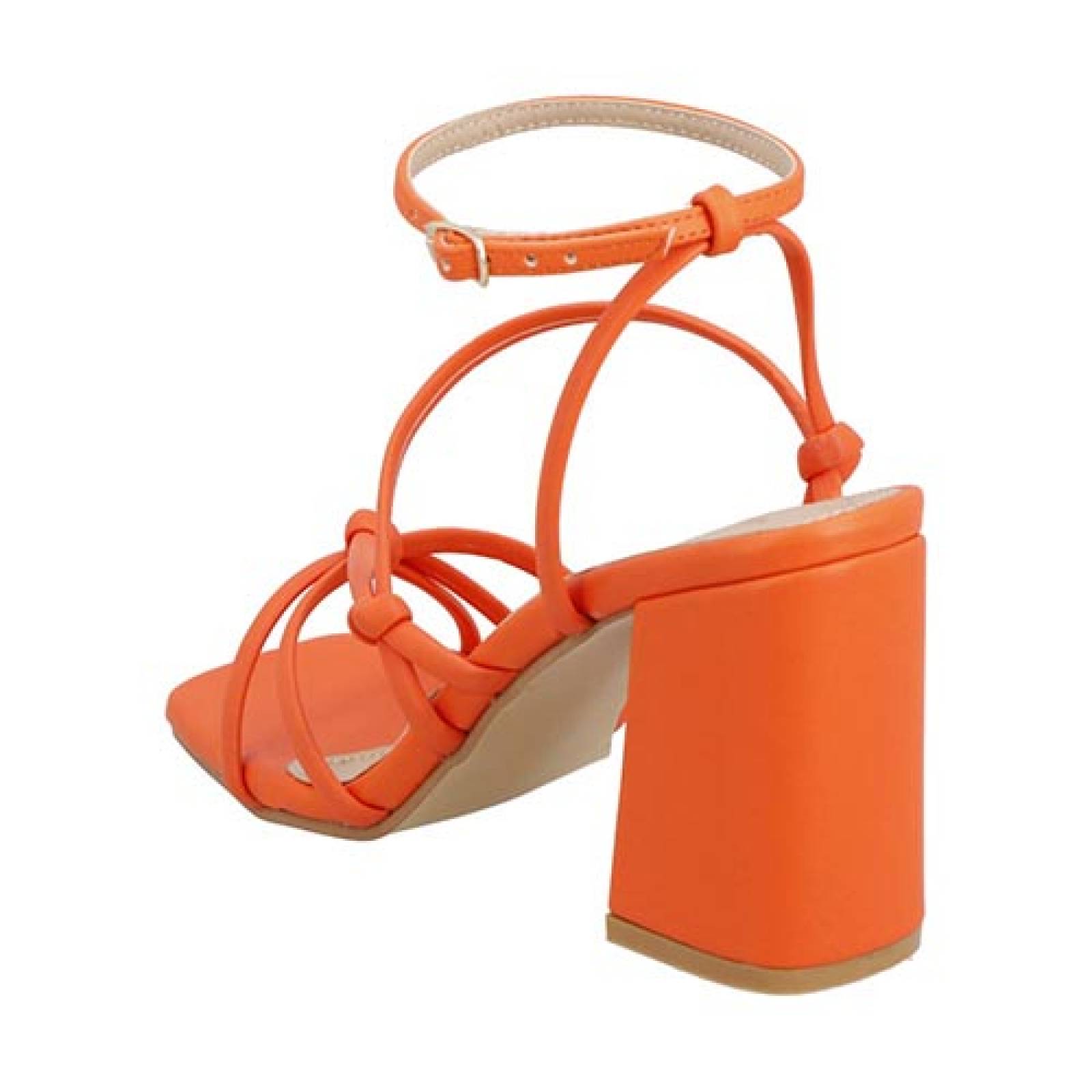 Zapato Abierto Tacón Ancho Dama Head Over Heels  7703  Mujer