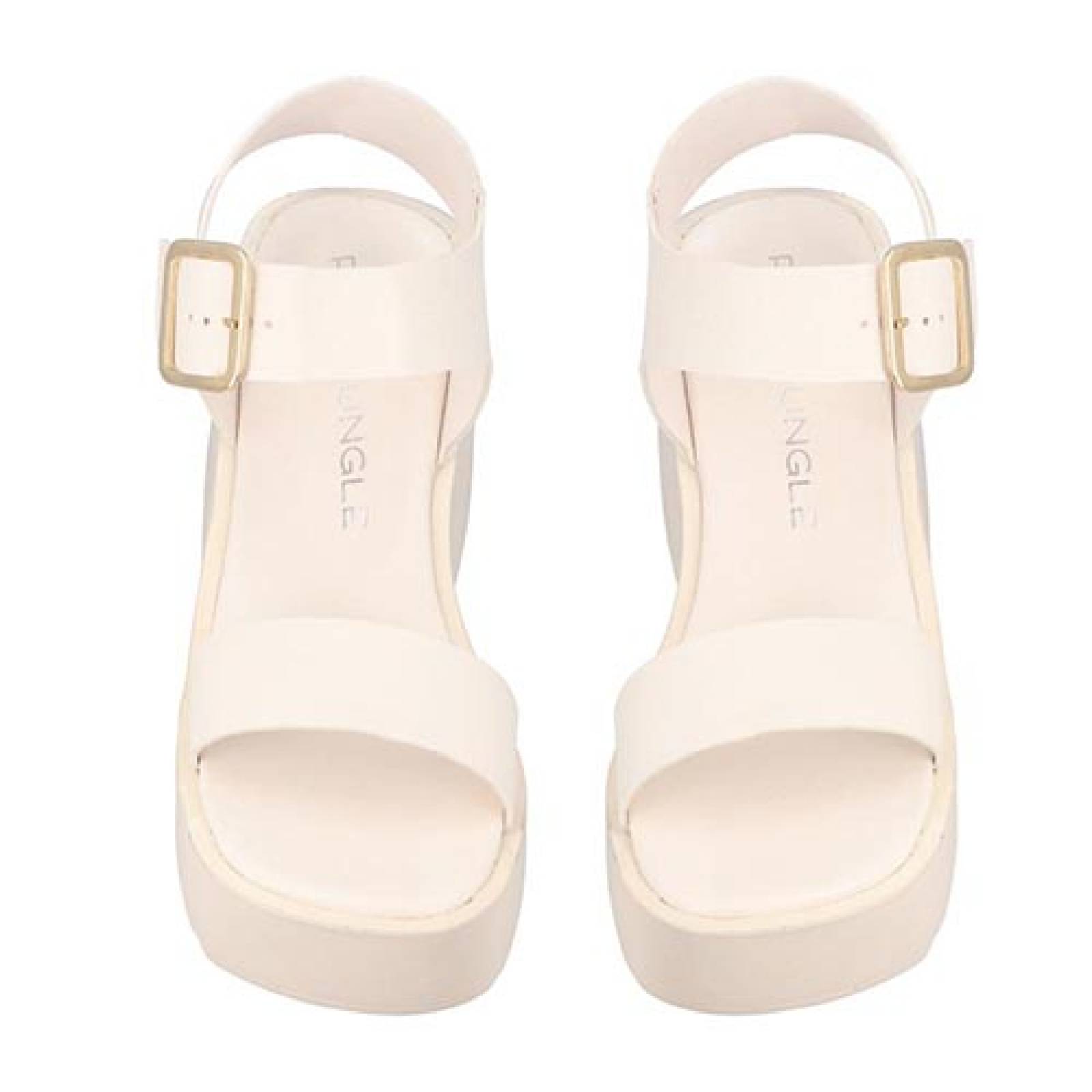 Zapatilla Plataforma Mujer Casual Dolce Collezione blanco 24 DOLCE  COLLEZIONE by GLAM GLAM 5282