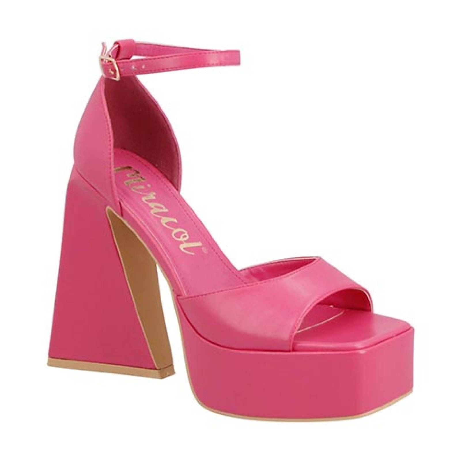 Zapatilla Alta Miracol By Mama Lola Bf112 Tacon  Triangular