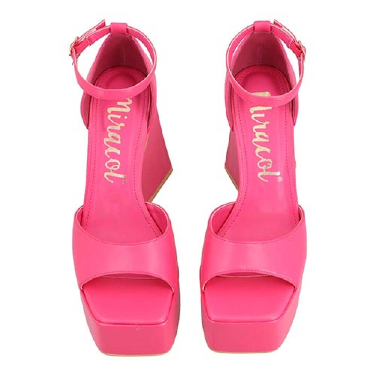 Zapatilla Alta Miracol By Mama Lola Bf112 Tacon  Triangular