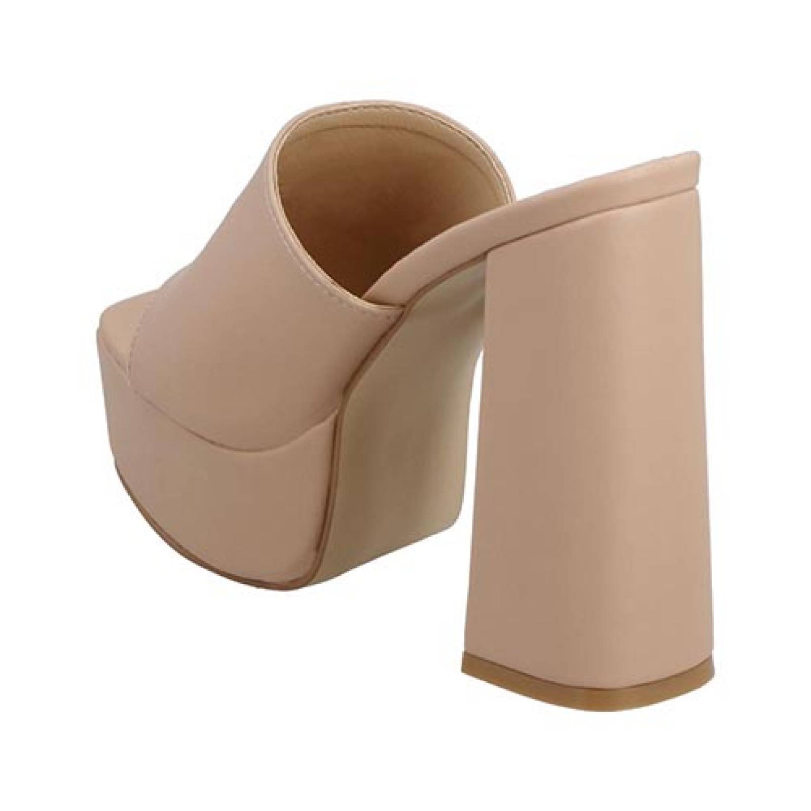 Zapatilla Tacón Alto Ancho Miracol By Mama Lola 368 Dama