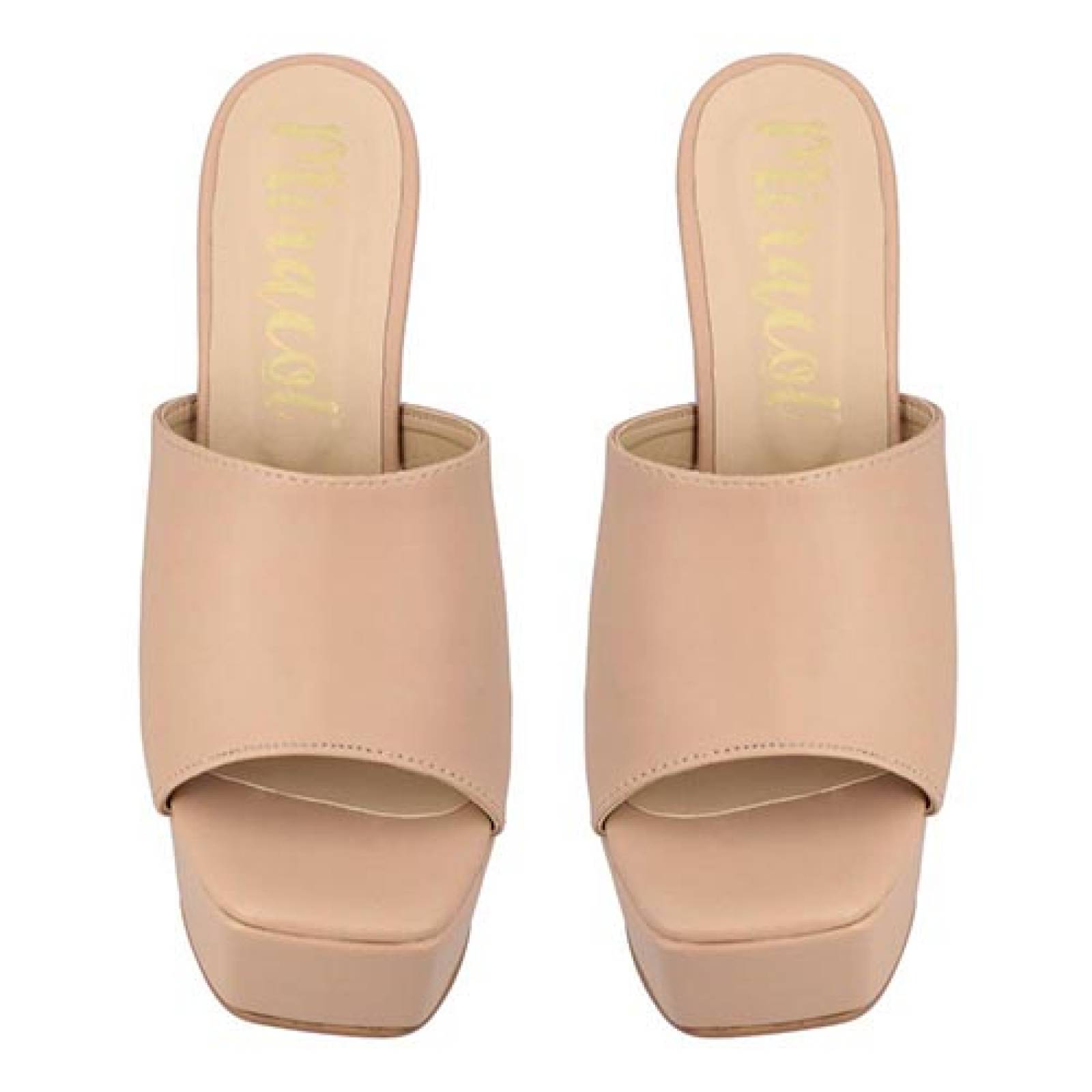 Zapatilla Tacón Alto Ancho Miracol By Mama Lola 368 Dama