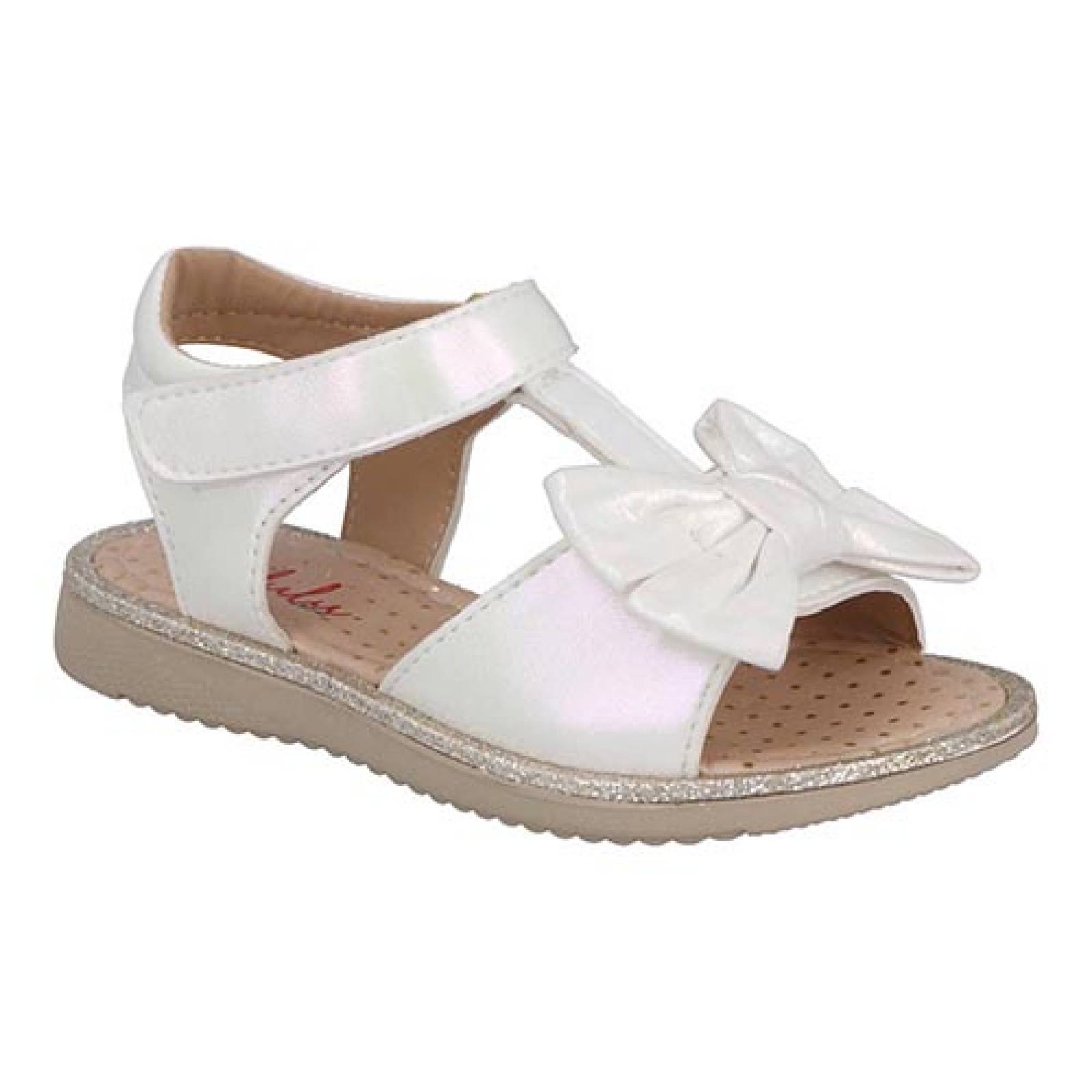 Sandalias Uh Lulu By Eh 79652 Para Niña Moño Tallas 15 A 17