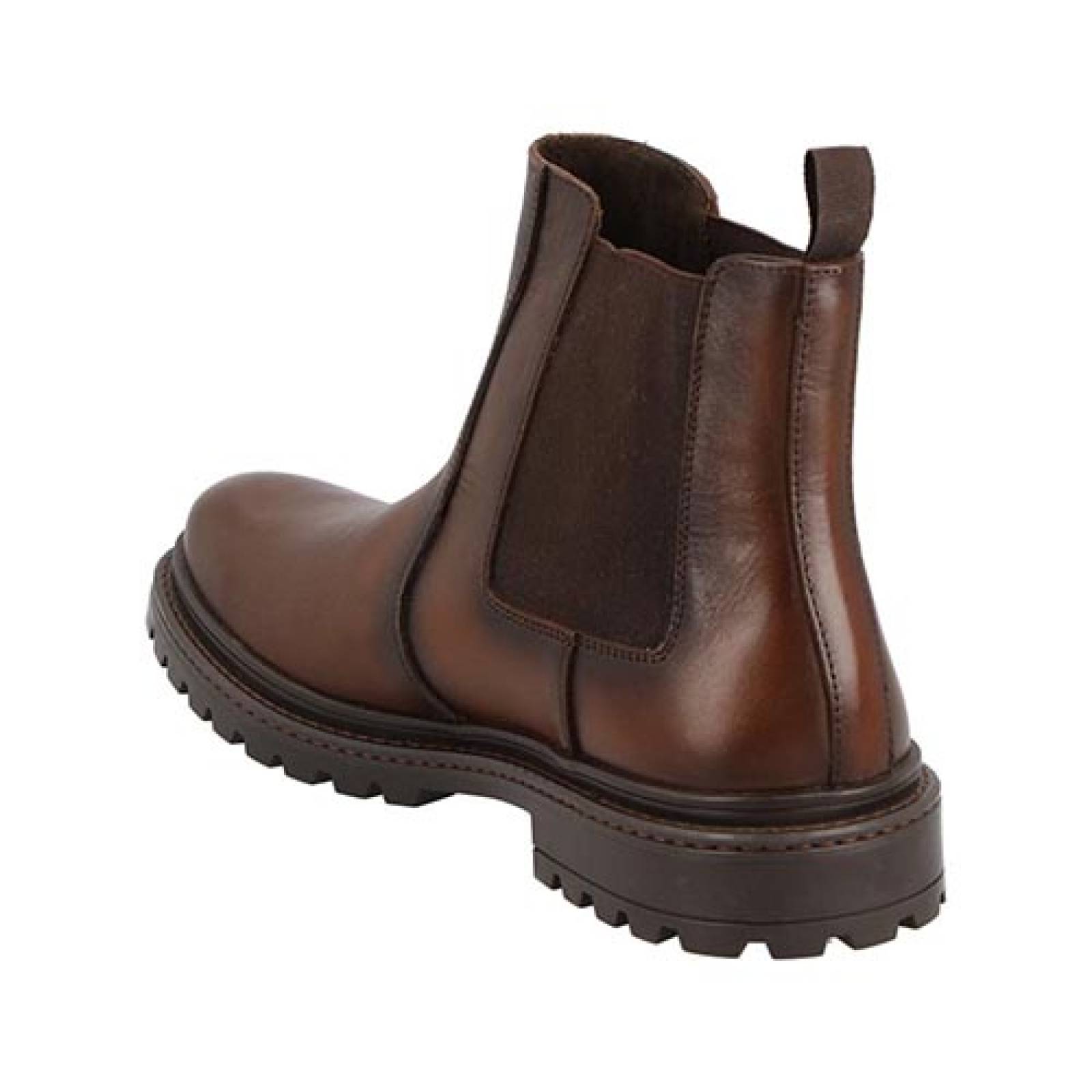 Botines  Destroyer  9710 Hombre Casuales En Piel Memory Foam