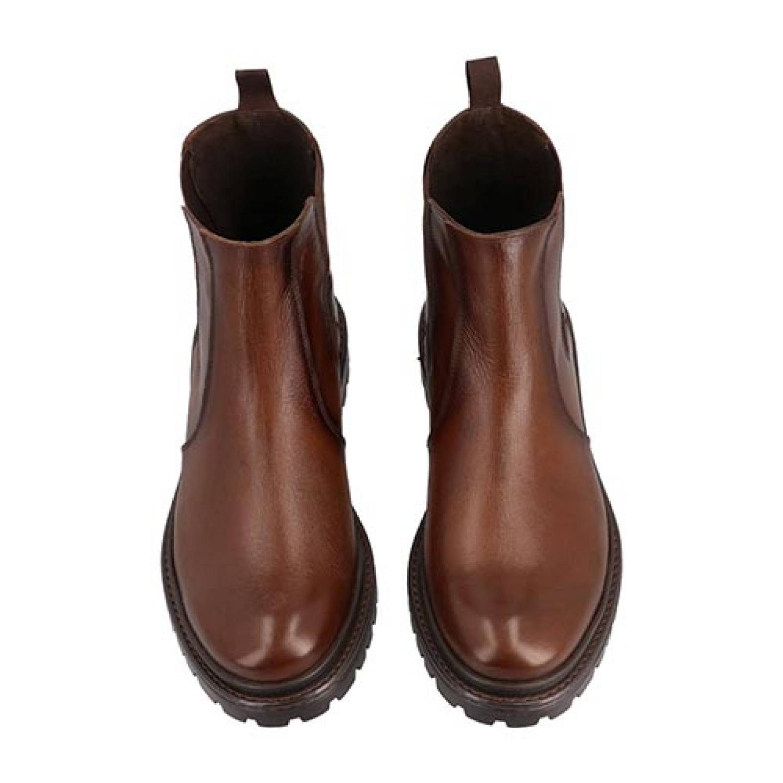 Botines  Destroyer  9710 Hombre Casuales En Piel Memory Foam