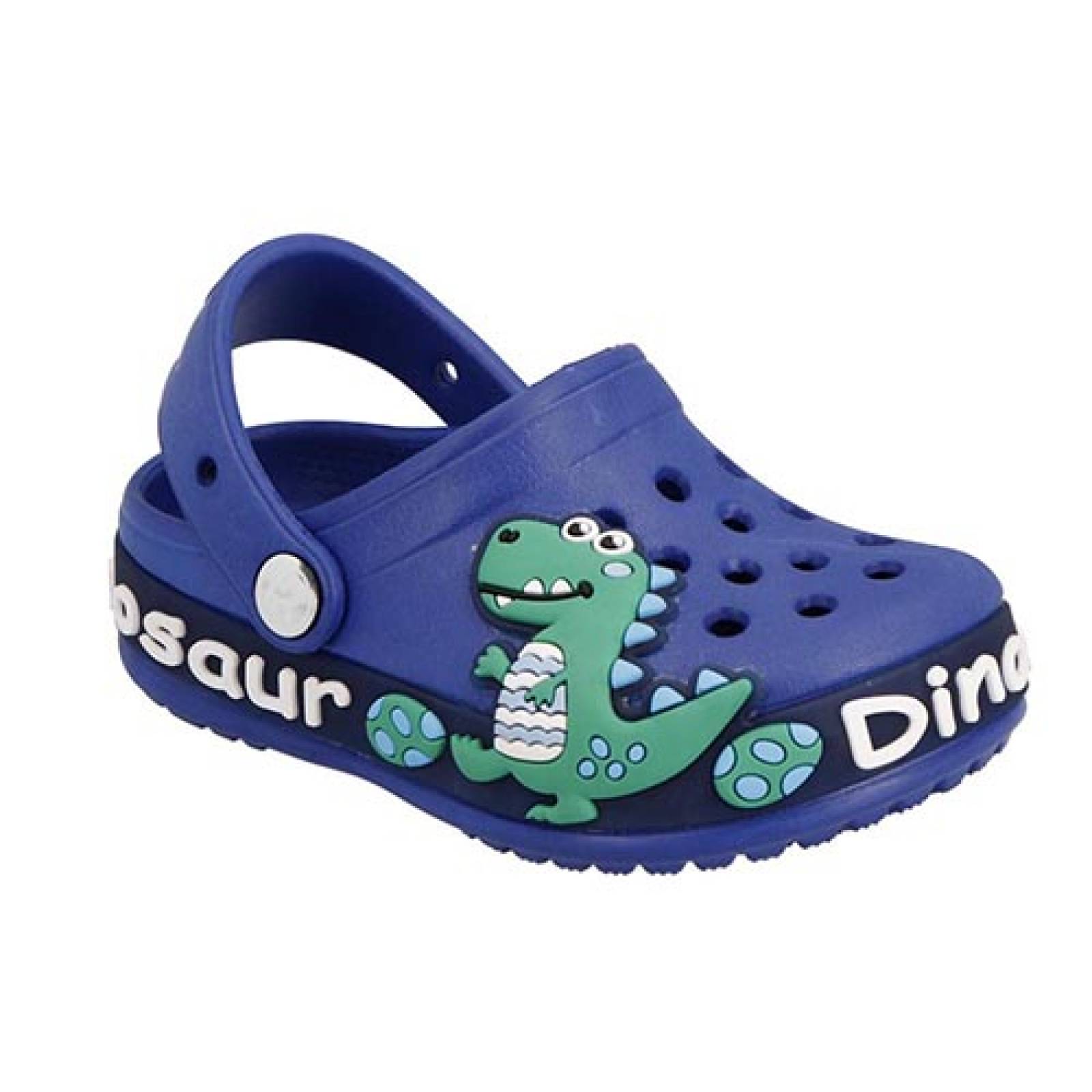 Sandalia Crocs para Niño Hr C7061 Huarache Dinosaurios Chanclas Del 12 Al 17 color Azul 