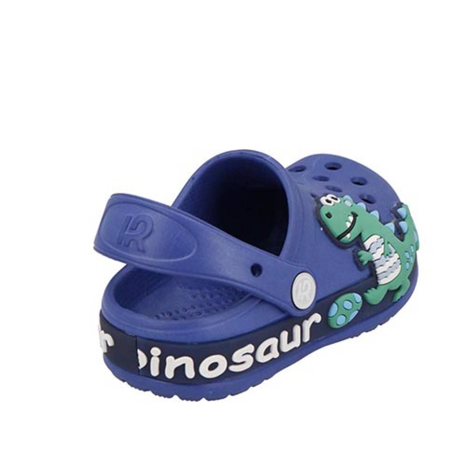 Sandalia Crocs para Niño Hr C7061 Huarache Dinosaurios Chanclas Del 12 Al 17 color Azul 