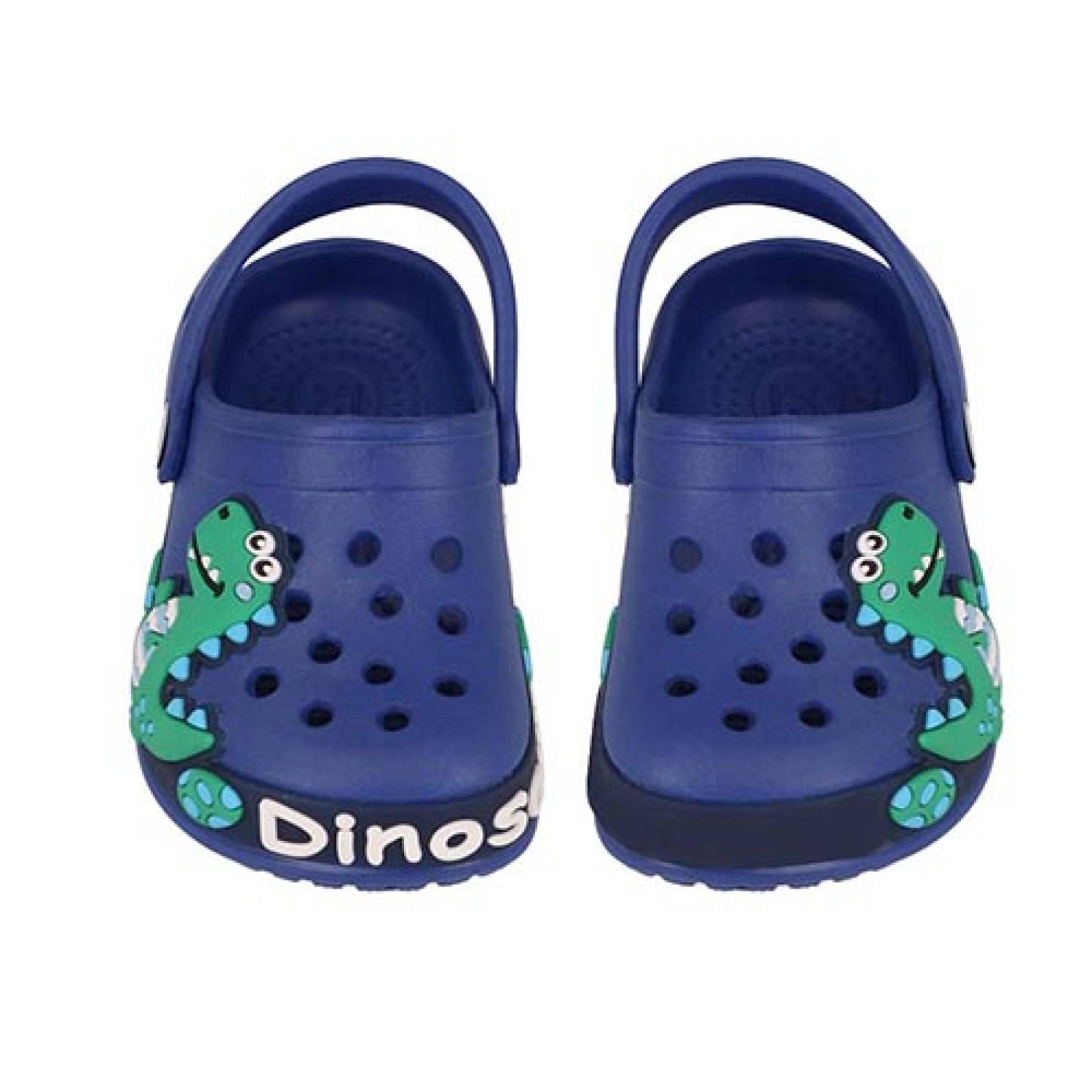 Sandalia Crocs para Niño Hr C7061 Huarache Dinosaurios Chanclas Del 12 Al 17 color Azul 