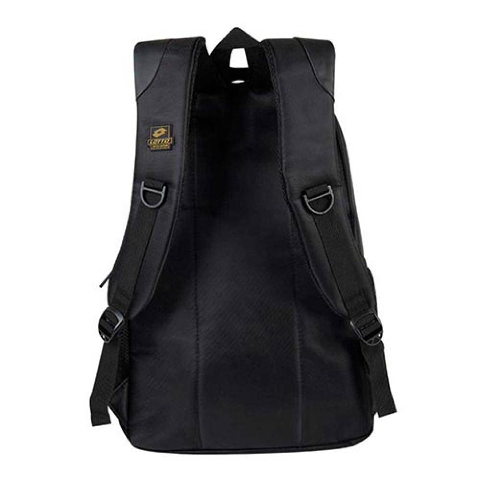 Mochila Escolar  Lotto  Batman 02 Textil  Negra Logo Batman