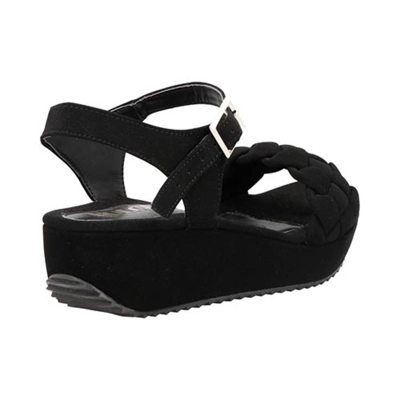 Sandalia Plataforma Mujer Dolce Collezione By Glam Glam 5307 Negro