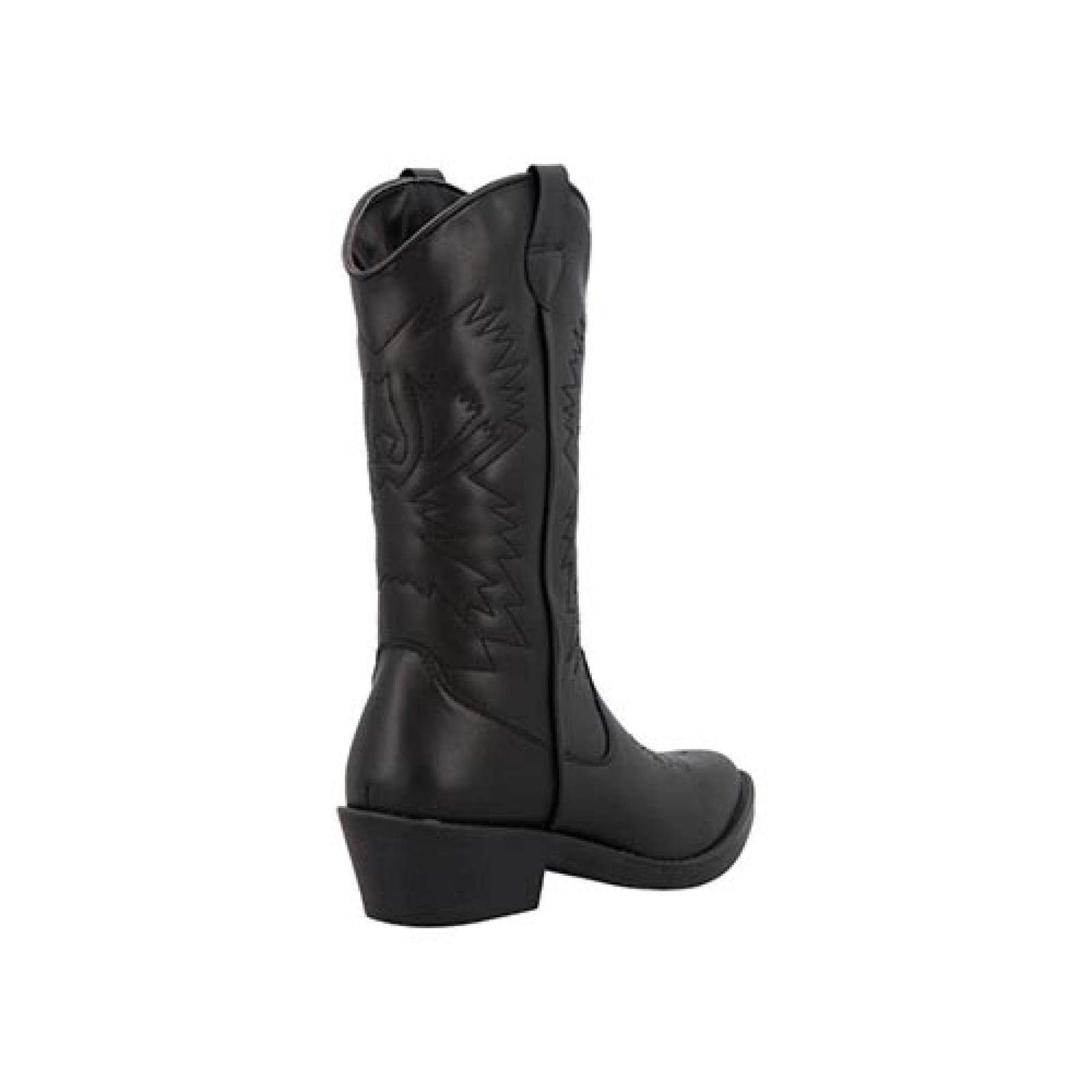 Botín Miracol By Mama Lola 301  Para Mujer Bota Texana Vaquera Negra Talla 22/26 Botas