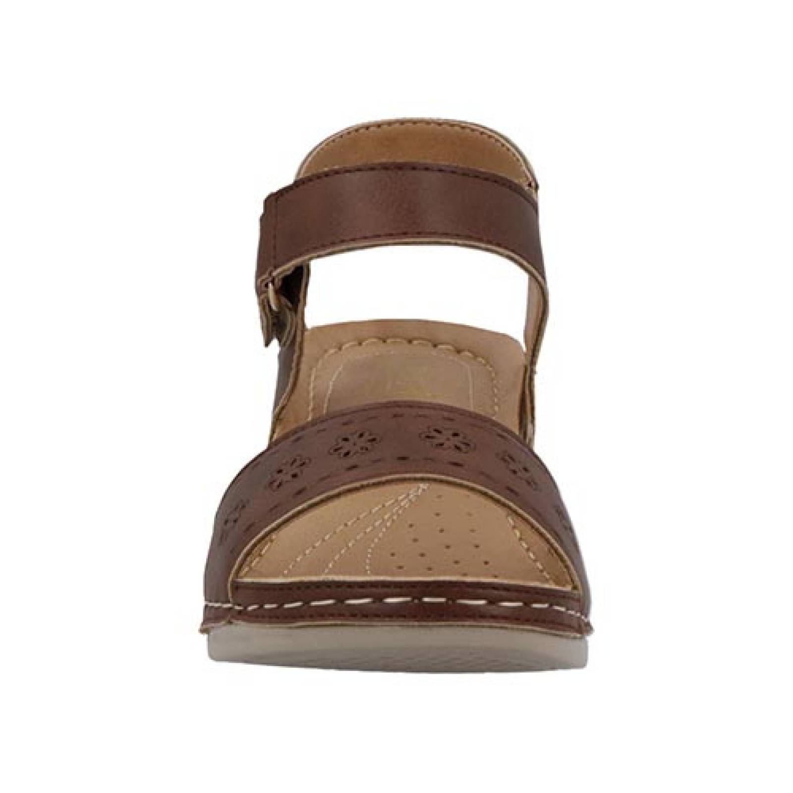 Sandalias Etnia 1303 Mujer Huarache Tacón Seguido Para Dama