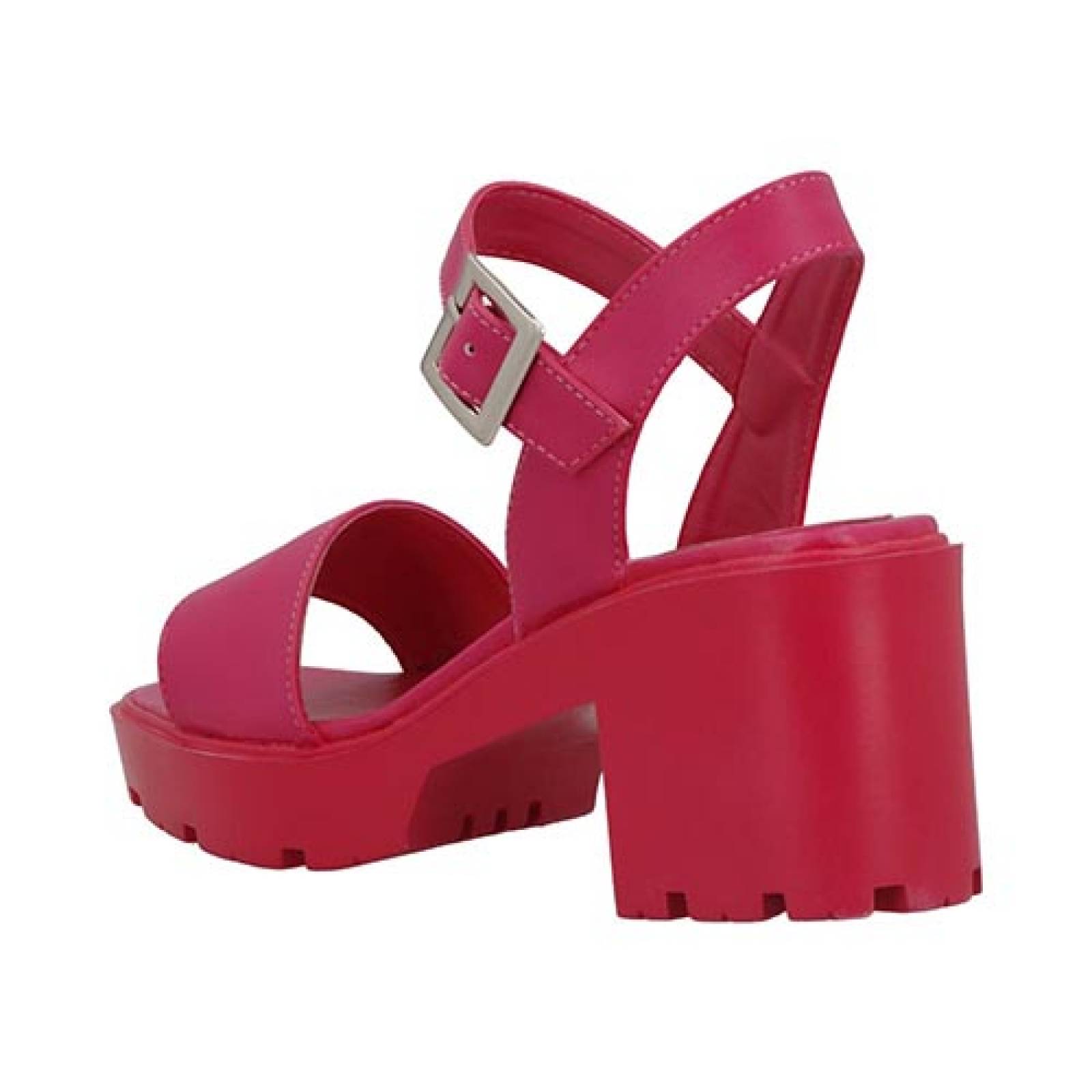 Zapatillas Head Over Heels 7055 Mujer Abiertas Tacón Ancho