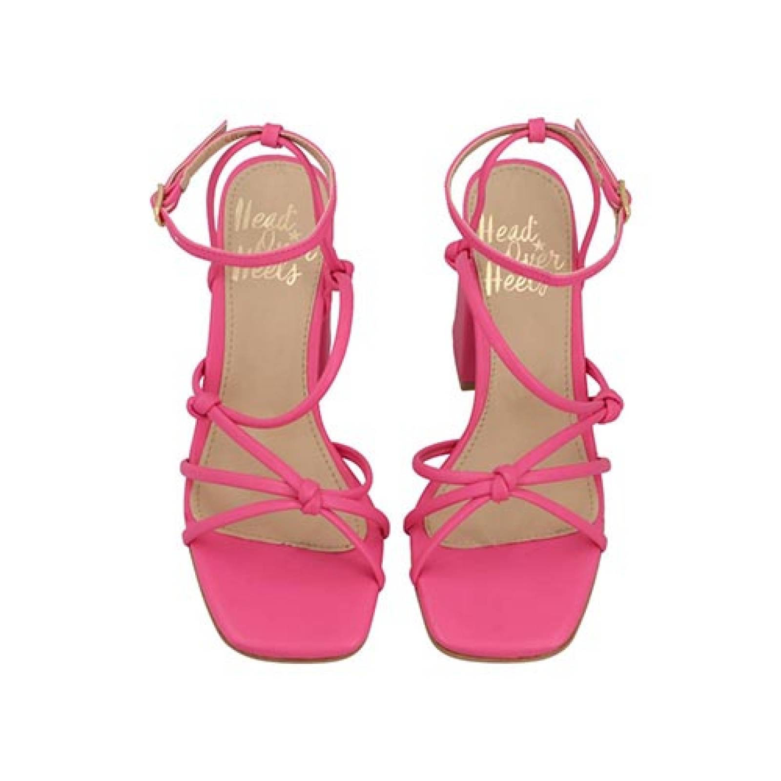 Zapato Abierto Tacón Ancho Dama Head Over Heels  7703  Mujer