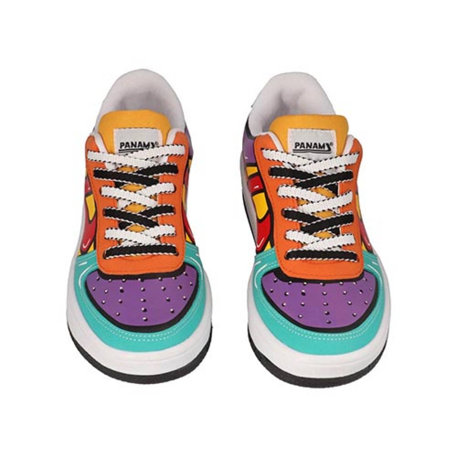 Tenis Panam 10662 Mujer Antiderrapantes Casuales Para Dama