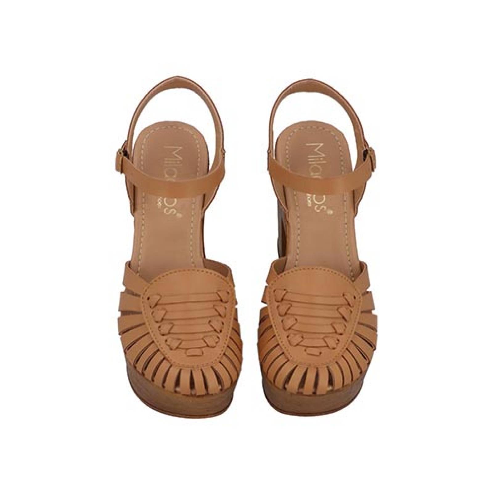 Zapato Mujer Casuales Milagros 32101 Plataformas Tacón Ancho
