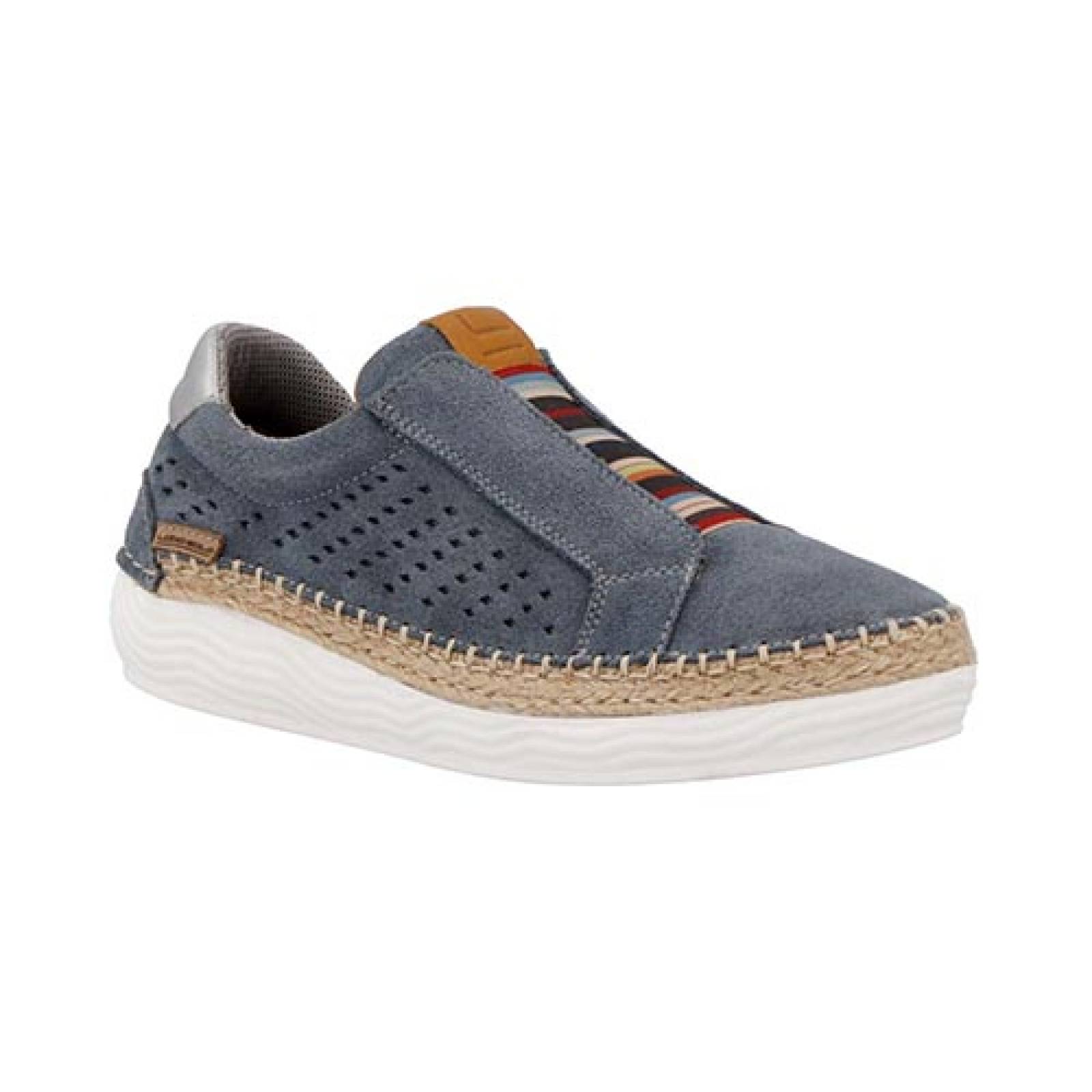 Tenis Casuales Para Dama Lobo Solo 5062n Piel Cómodo Mujer