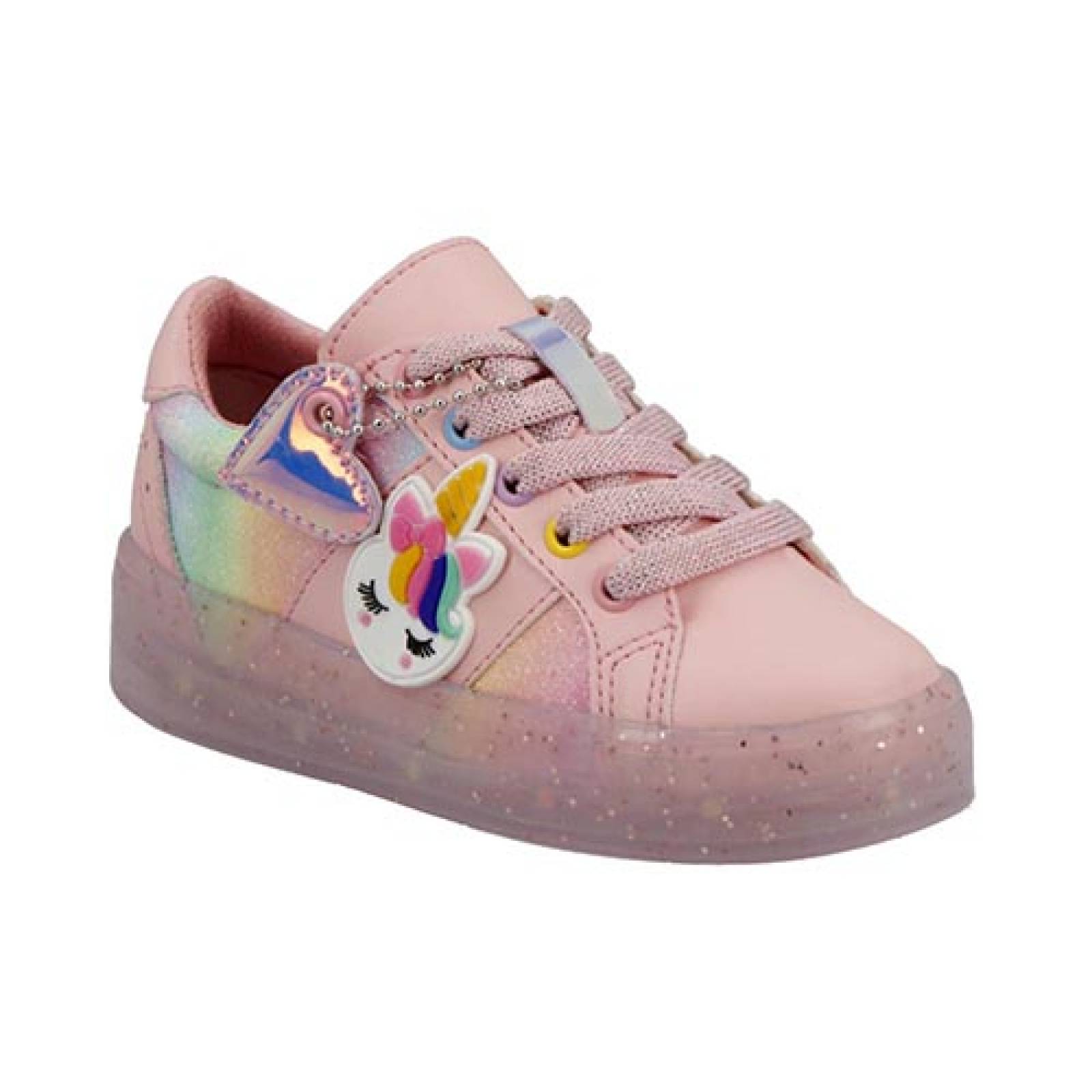 Tenis Kss 3728 Para Niña Cómodos Luces Moda Talla 15 Al 17.5