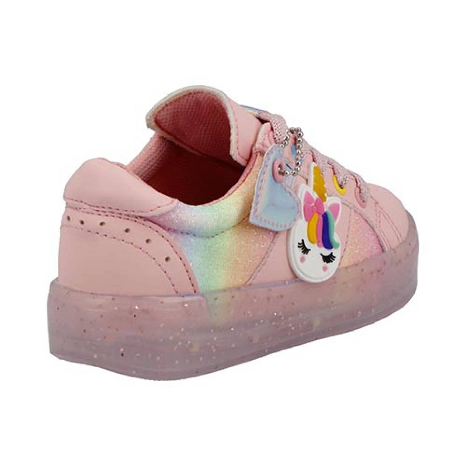 Tenis Kss 3728 Para Niña Cómodos Luces Moda Talla 15 Al 17.5