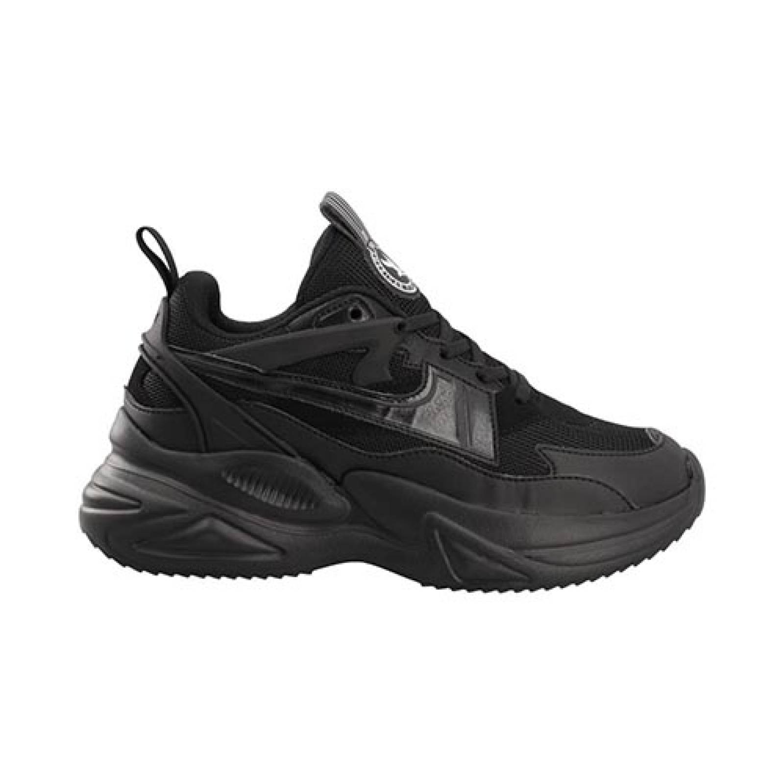 Tenis American Fire A77 Negro Urbano Clásicos Mujer Cómodos Dama