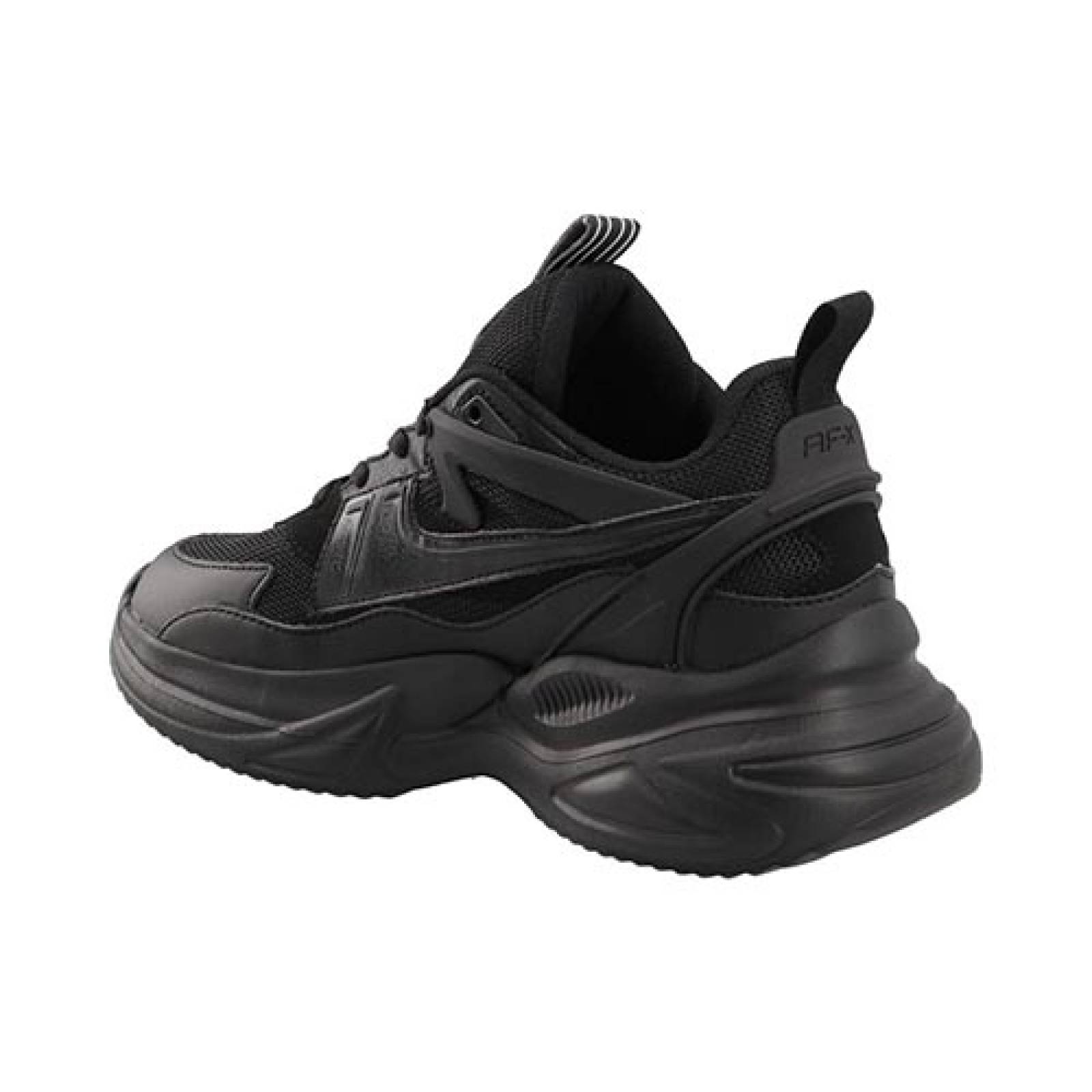 Tenis American Fire A77 Negro Urbano Clásicos Mujer Cómodos Dama