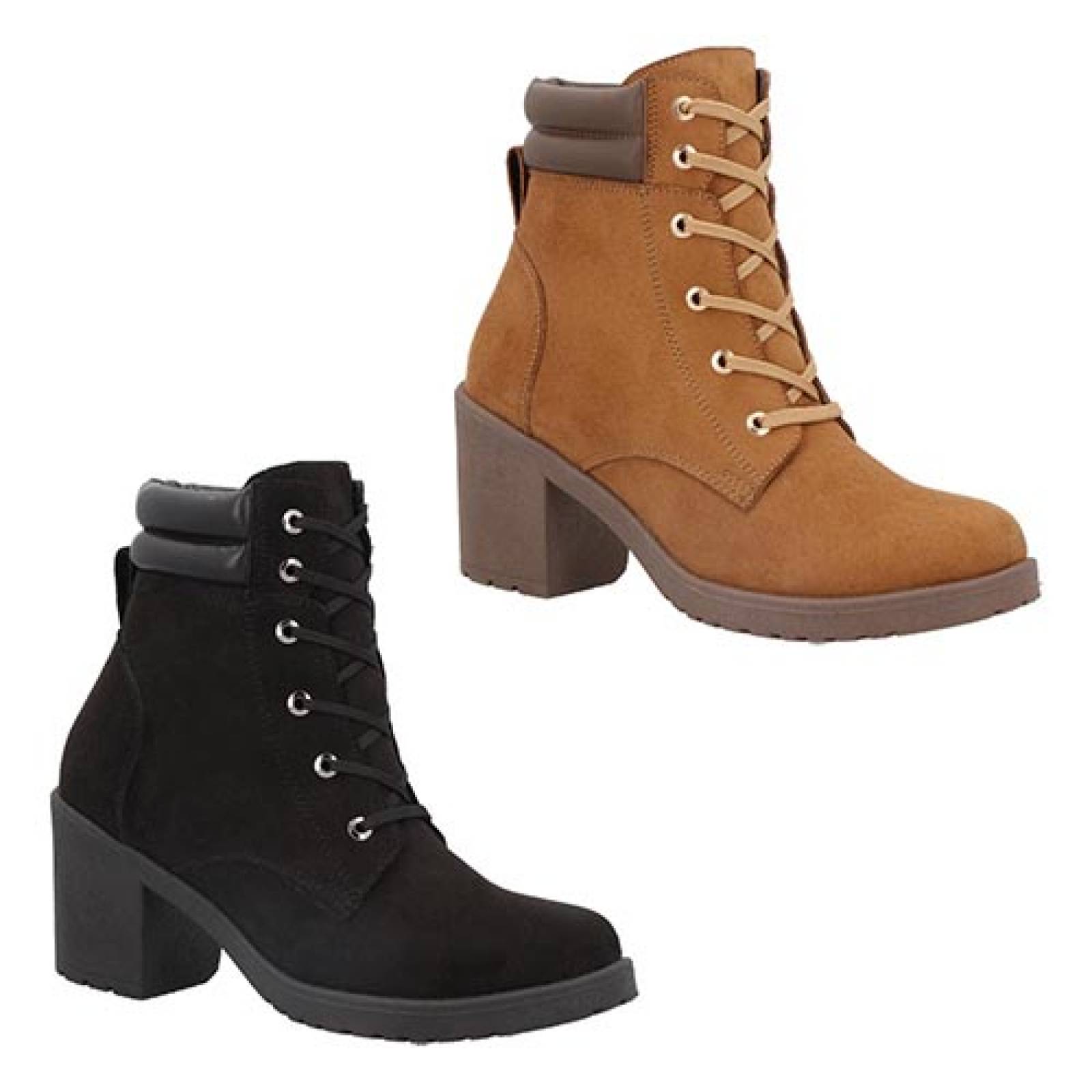 Botas Duo Mujer Uh Lulu 871 Botines En 2pack Textil Dama 2x1 Color Negro/MellaTesta