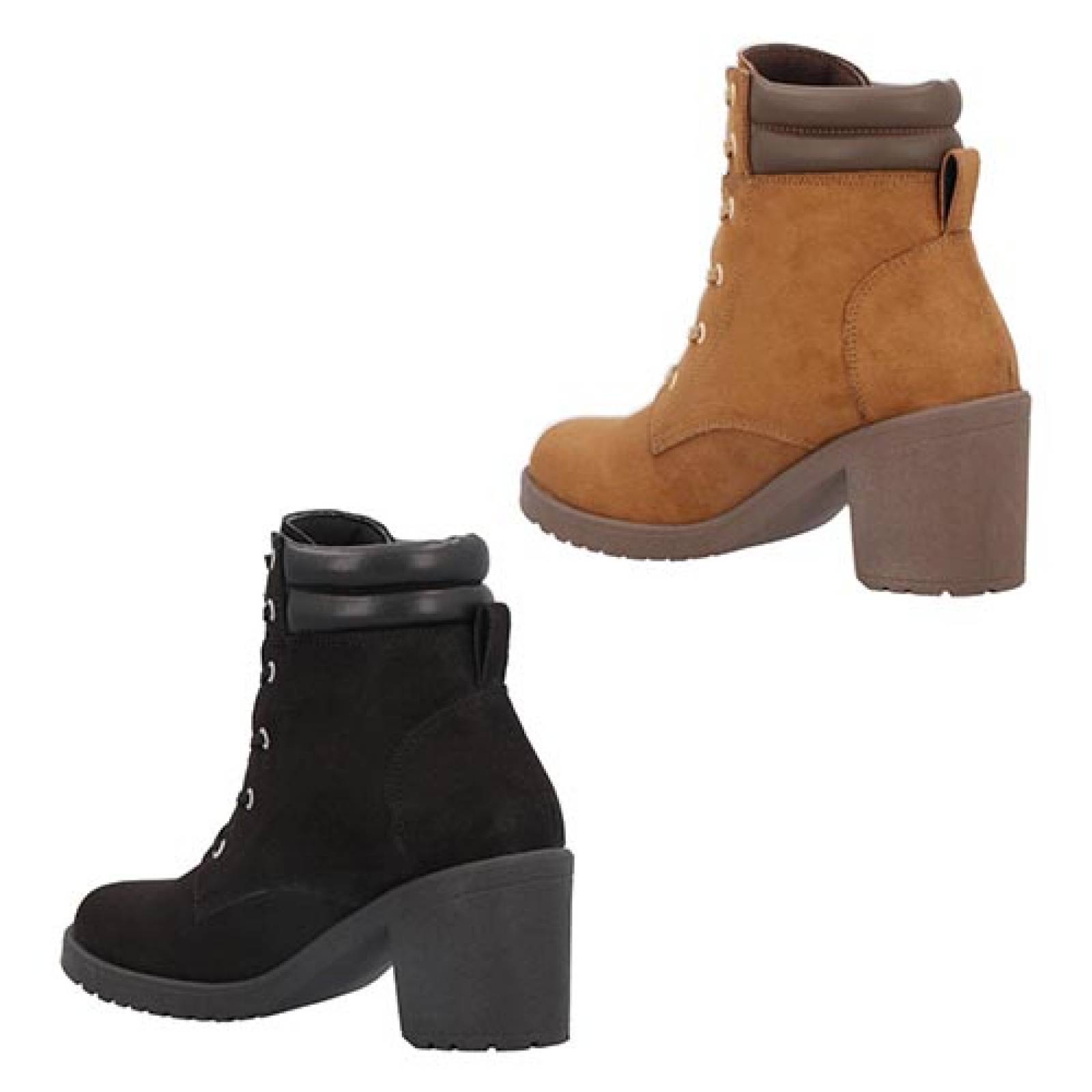 Botas Duo Mujer Uh Lulu 871 Botines En 2pack Textil Dama 2x1 Color Negro/MellaTesta