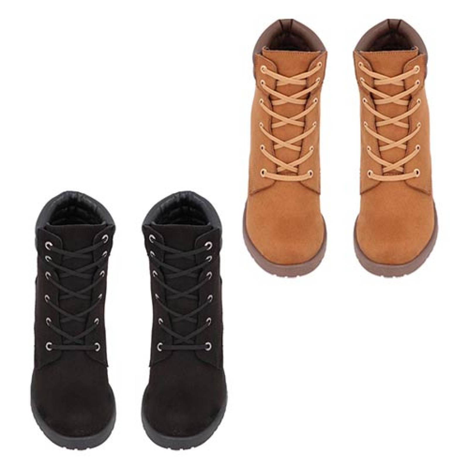 Botas Duo Mujer Uh Lulu 871 Botines En 2pack Textil Dama 2x1 Color Negro/MellaTesta