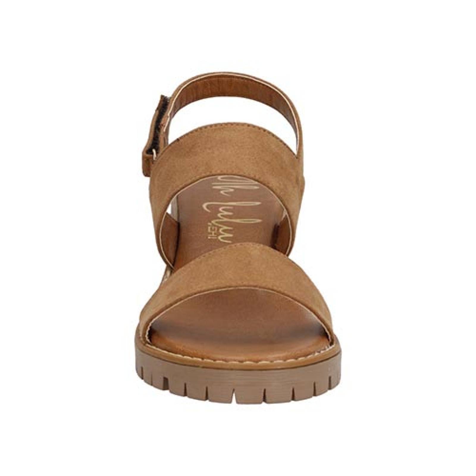 Sandalias Uh Lulu by Eh! 1812 Zapatilla Metedera Casual Color Almendra 