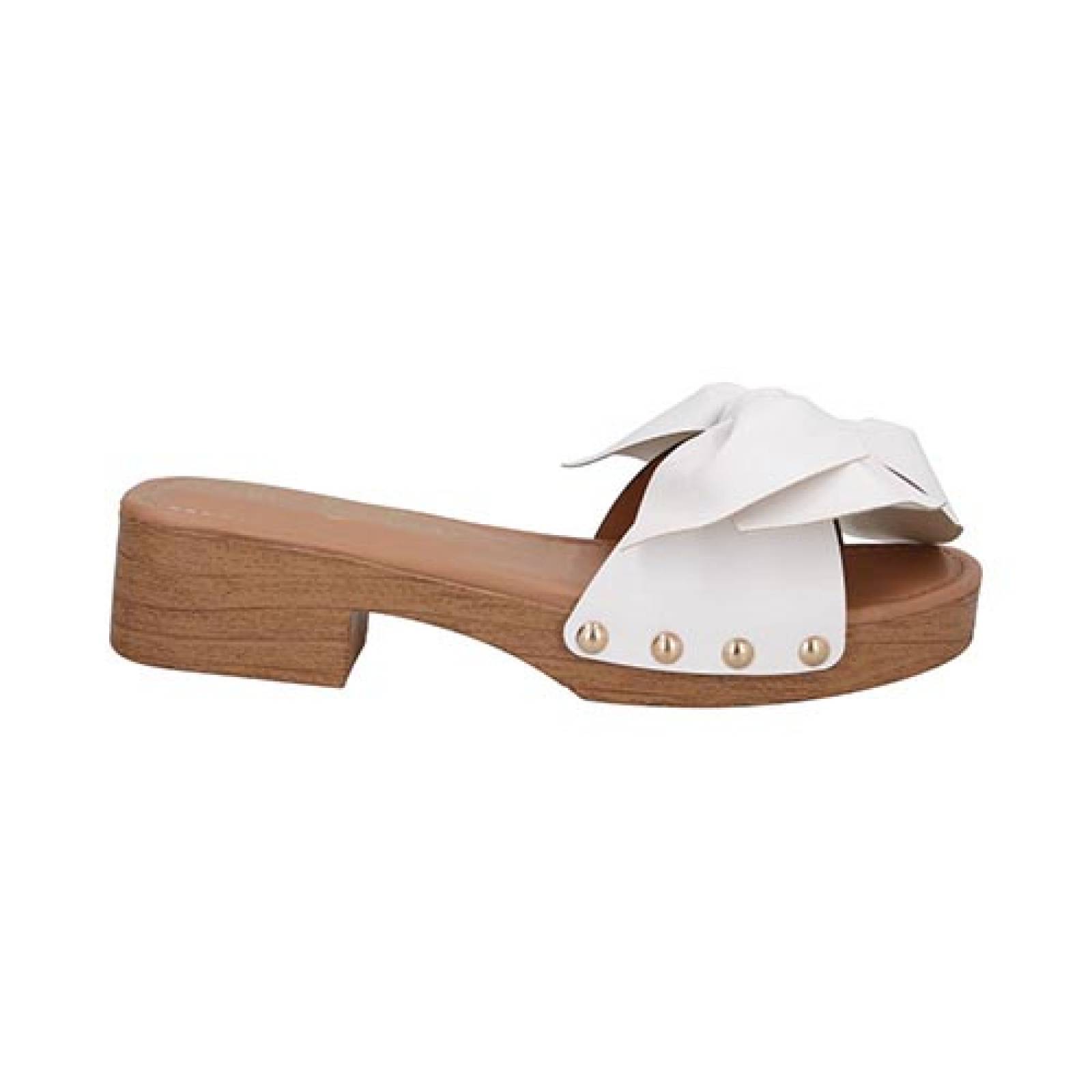 Sandalias Uh Lulu by Eh! 8305 Metedera Zapato Mujer Casual Color Blanco