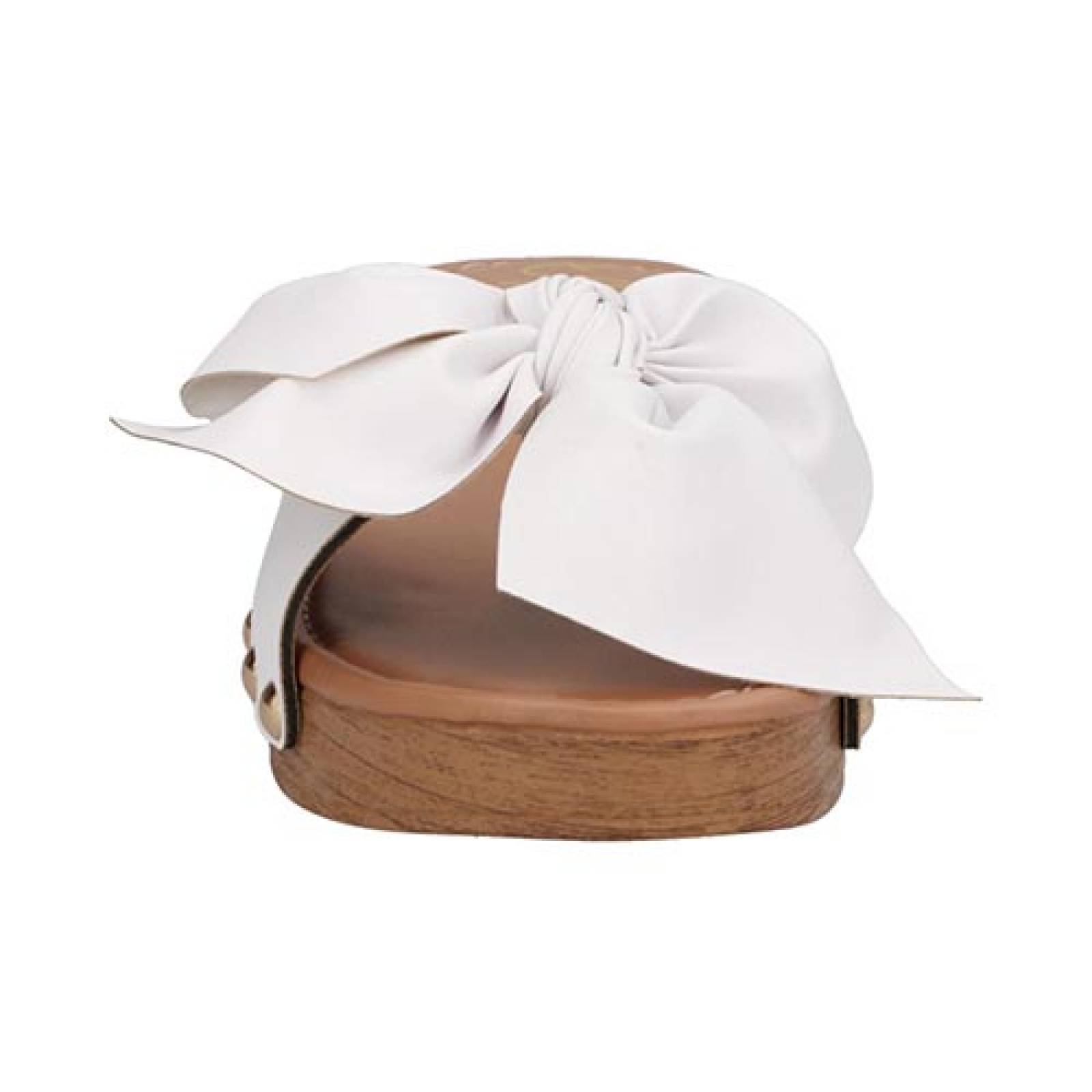 Sandalias Uh Lulu by Eh! 8305 Metedera Zapato Mujer Casual Color Blanco