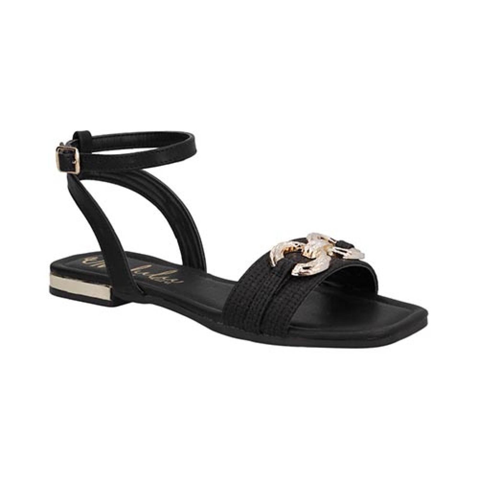 Sandalias Uh Lulu by Eh! 2102 Mujer Huarache Piso Casual Color Negro 
