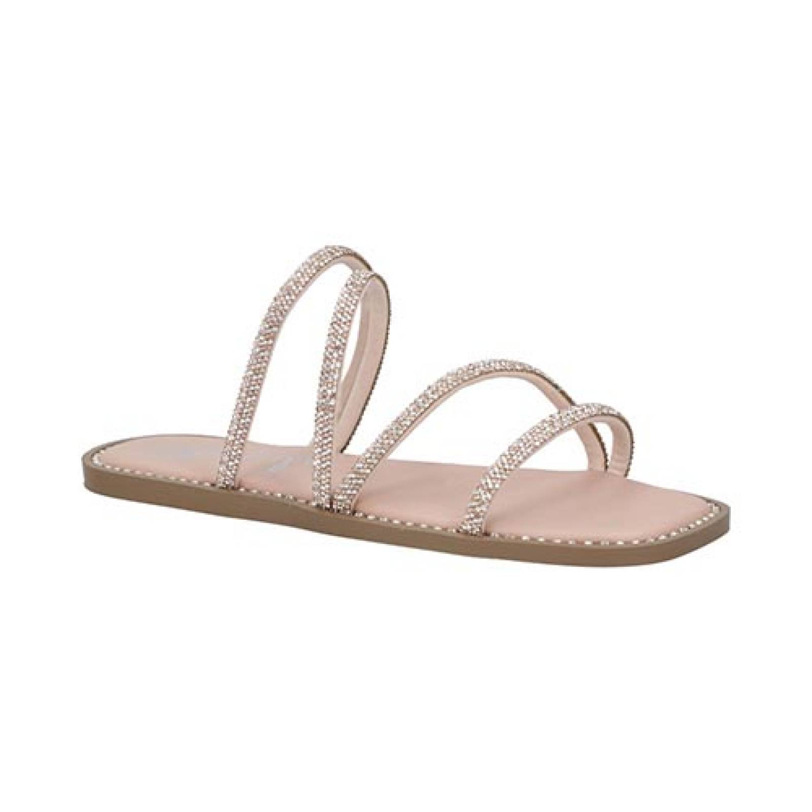Sandalias UH LULU by EH! 1057 Mujer Sandalia Rosa Piso Dama Casual Metedera Color Rosa 